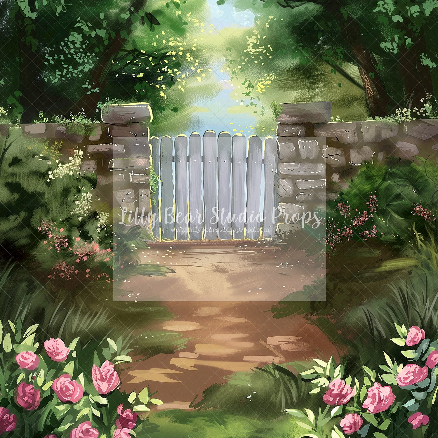 Agatha Garden Fine Art Floral - Sweep Option - Tester