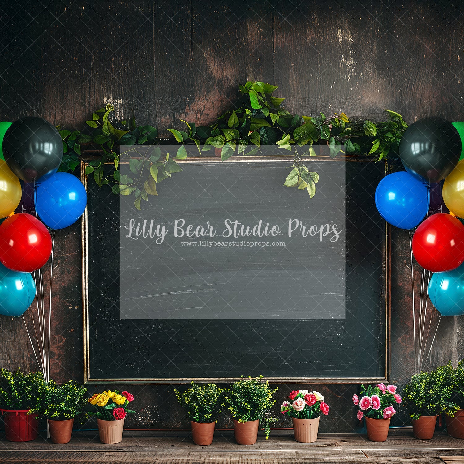 Chalkboard & Plants