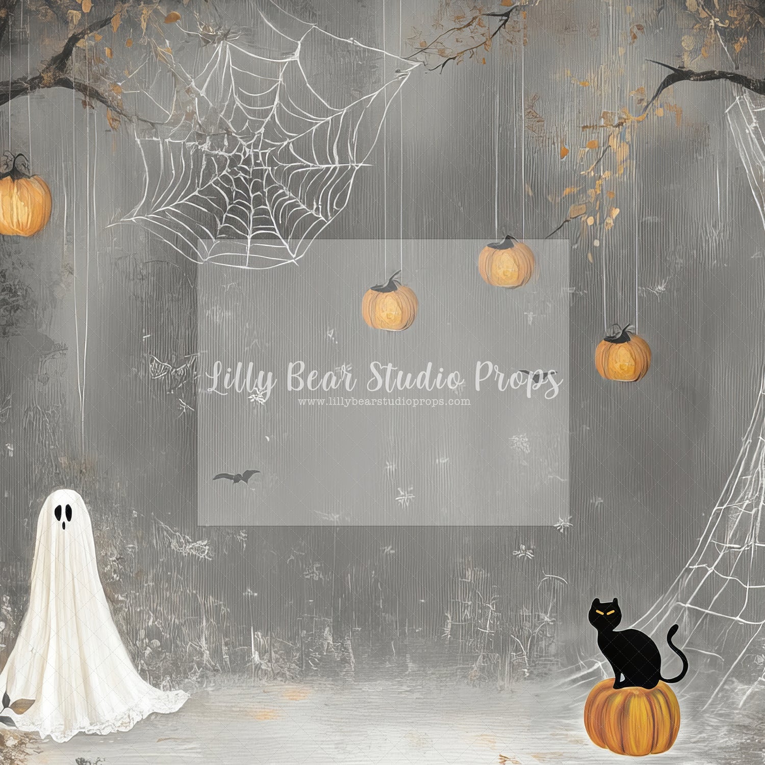 Charcoal Halloween Forest - Sweep Option