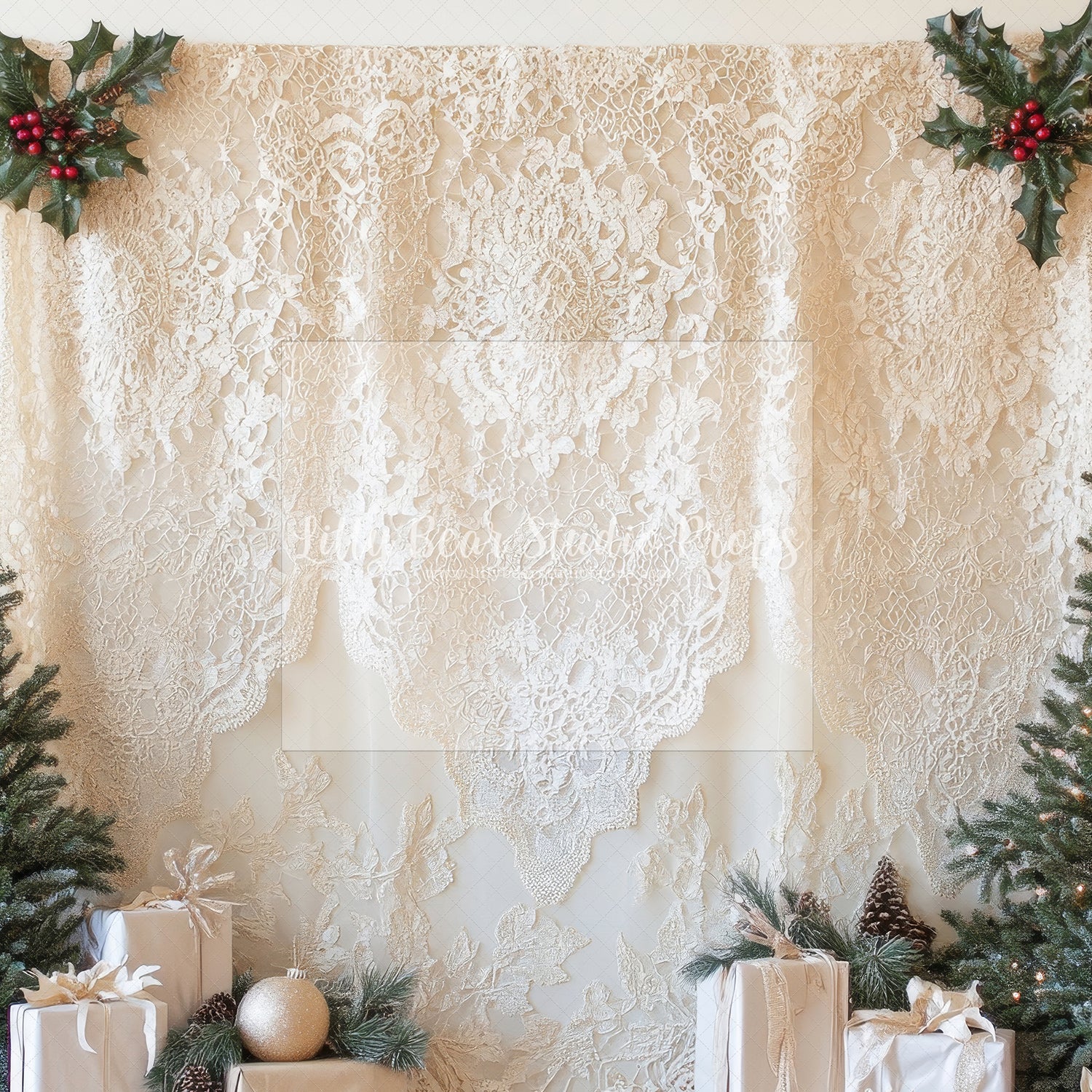 Crochet Boho & Poinsettias Christmas - Sweep Option