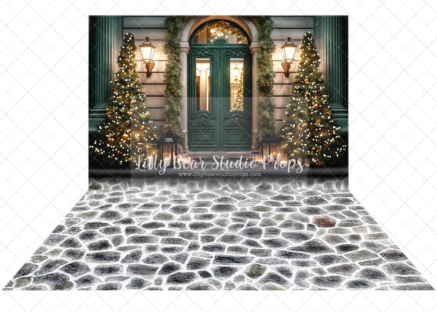 Emerald Christmas Snowy Doors Combo