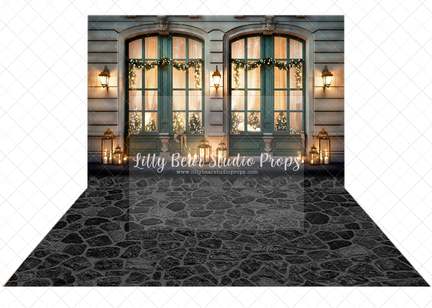 Emerald Christmas Windows Combo