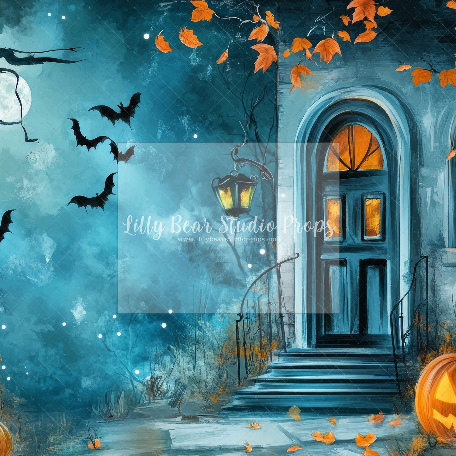 Halloween Night Porch - Sweep Option