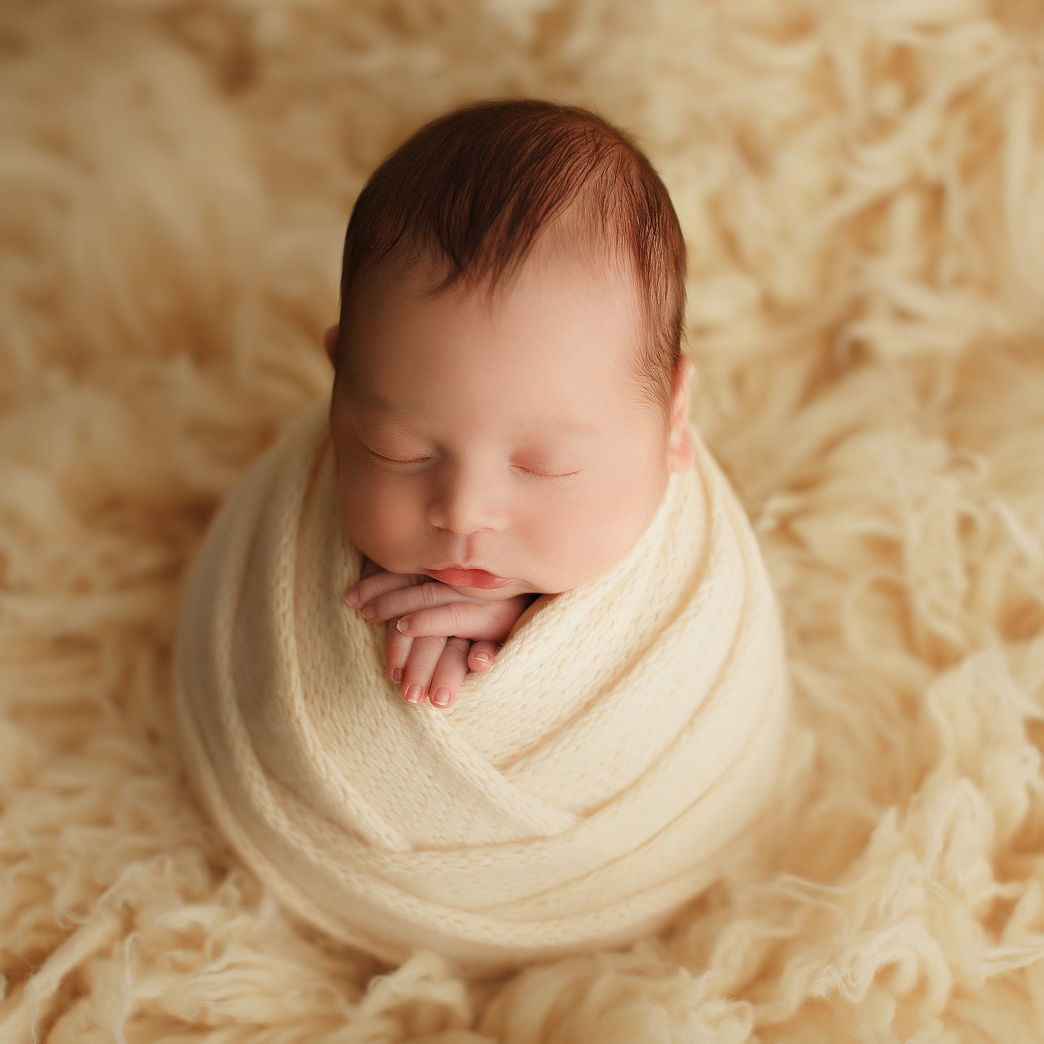 CRÉMÉ BRULÉÉ Wool Flokati (RTS)