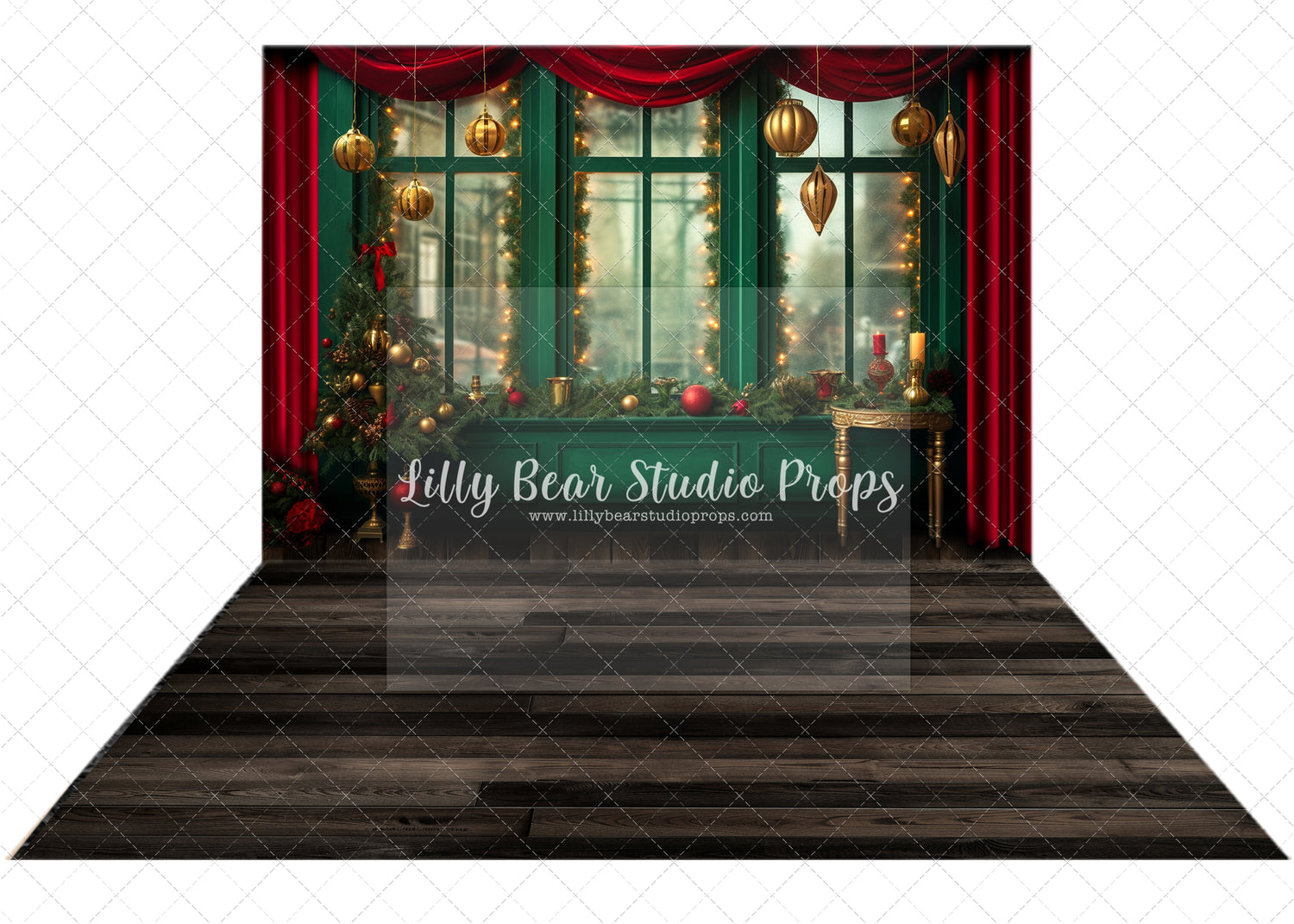 Jolly Christmas Window with Wednesday Wood