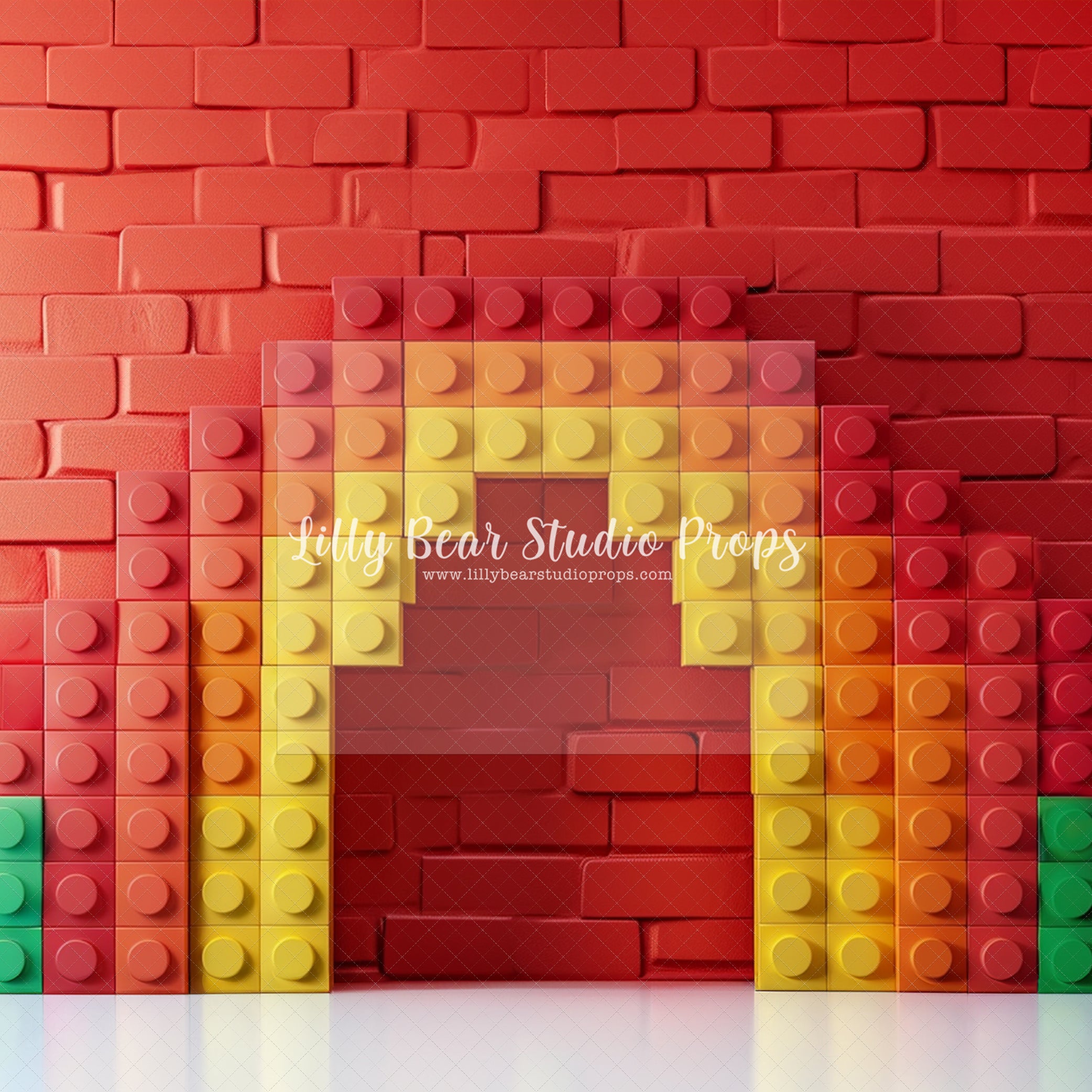 Lego Arch Red Wall