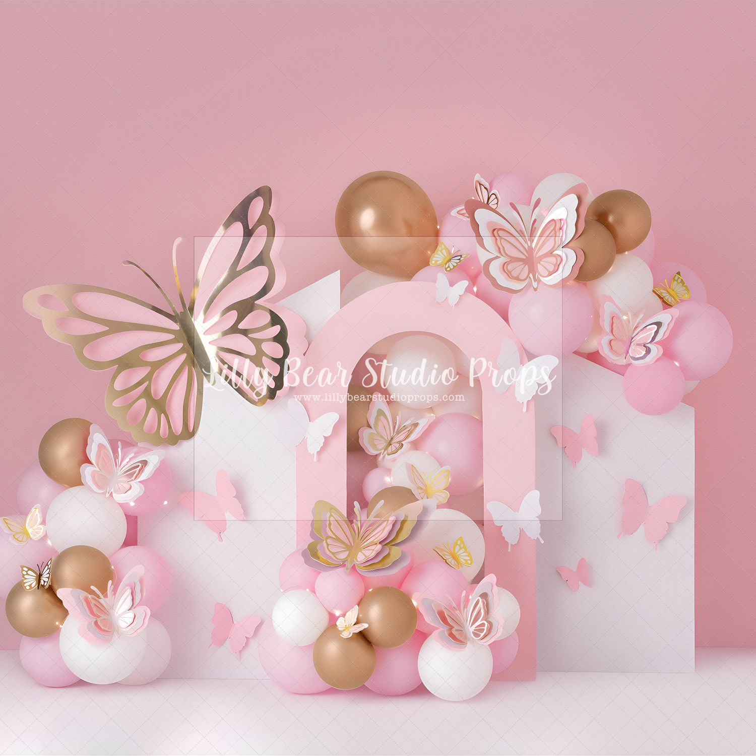 Prettiest Golden Butterflies