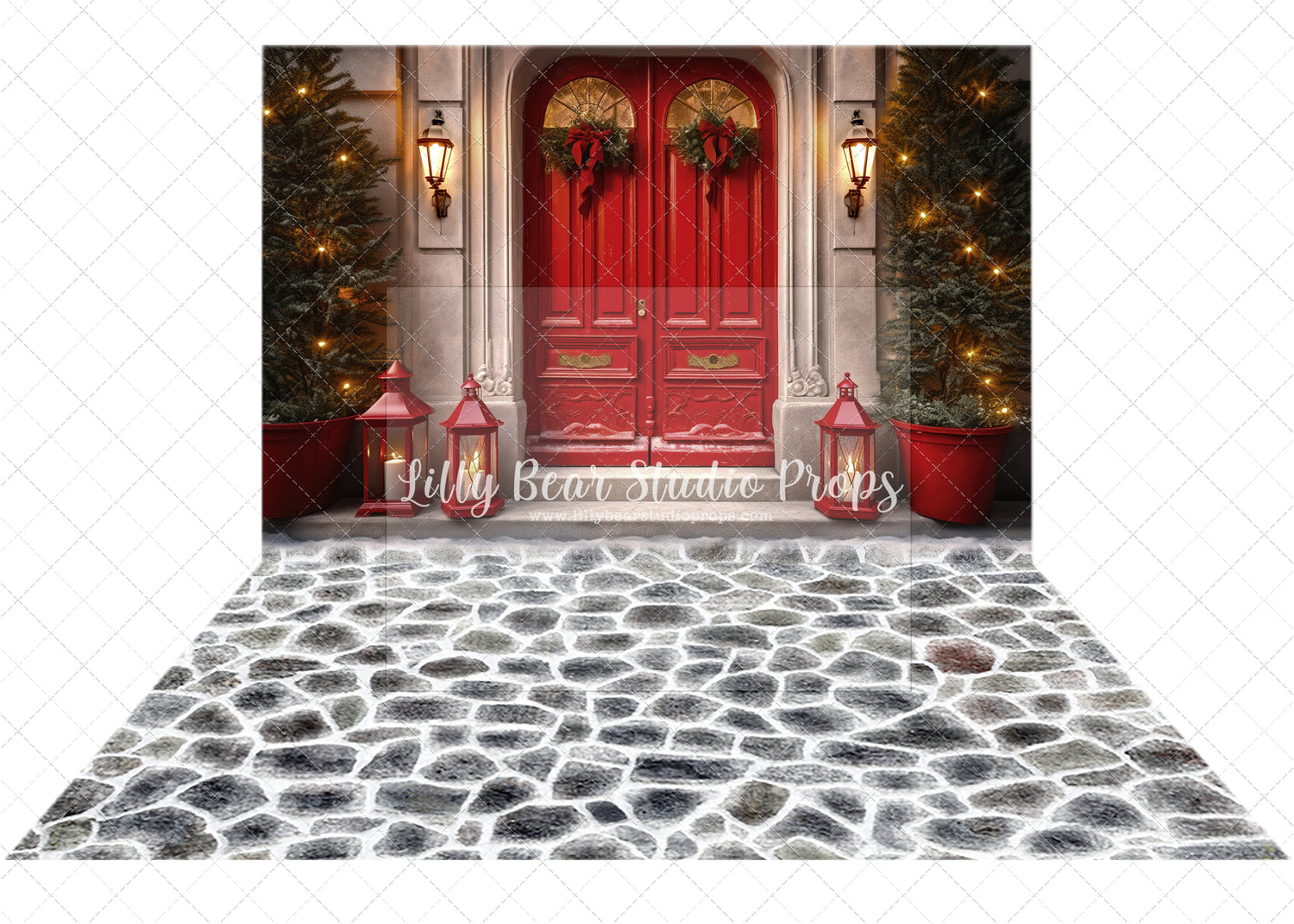 Ruby Christmas Cobblestone Doors Combo