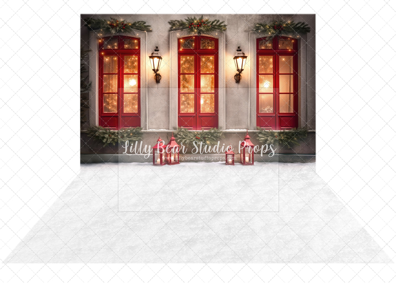 Ruby Christmas Snow Windows Combo