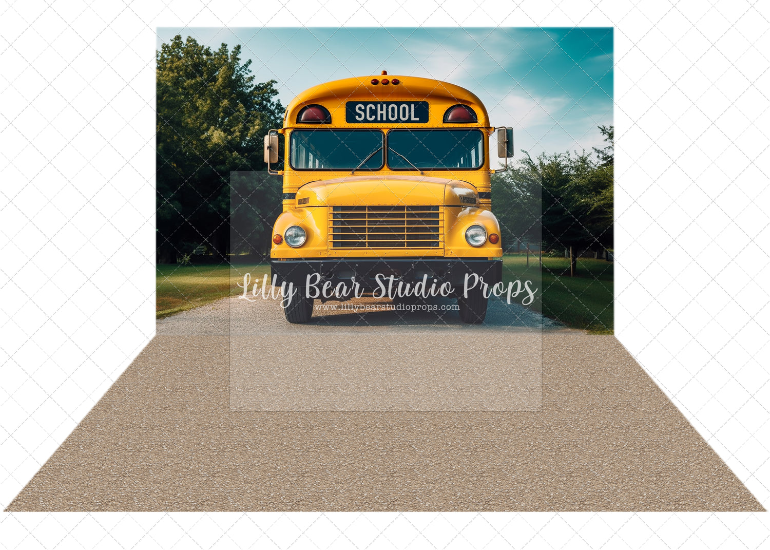 School Bus & Gravel Combo