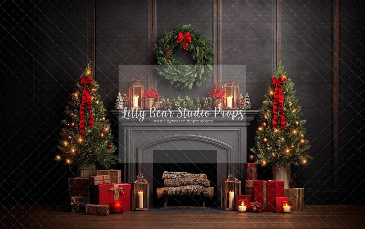 Simply Classic Holiday and Warm Carmel Wood Combo