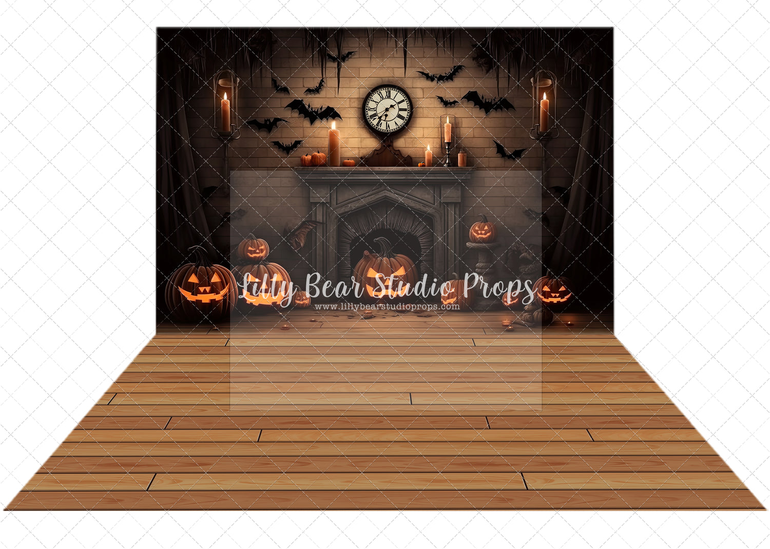 Spooky Fireplace & Anime Wood Combo