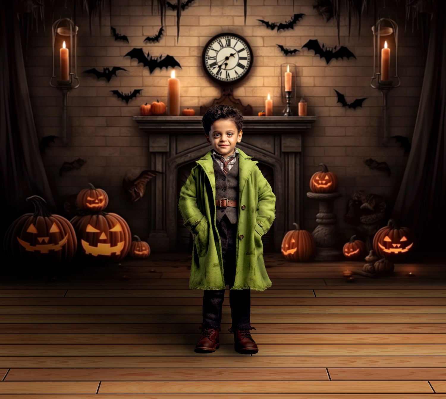 Spooky Fireplace & Anime Wood Combo