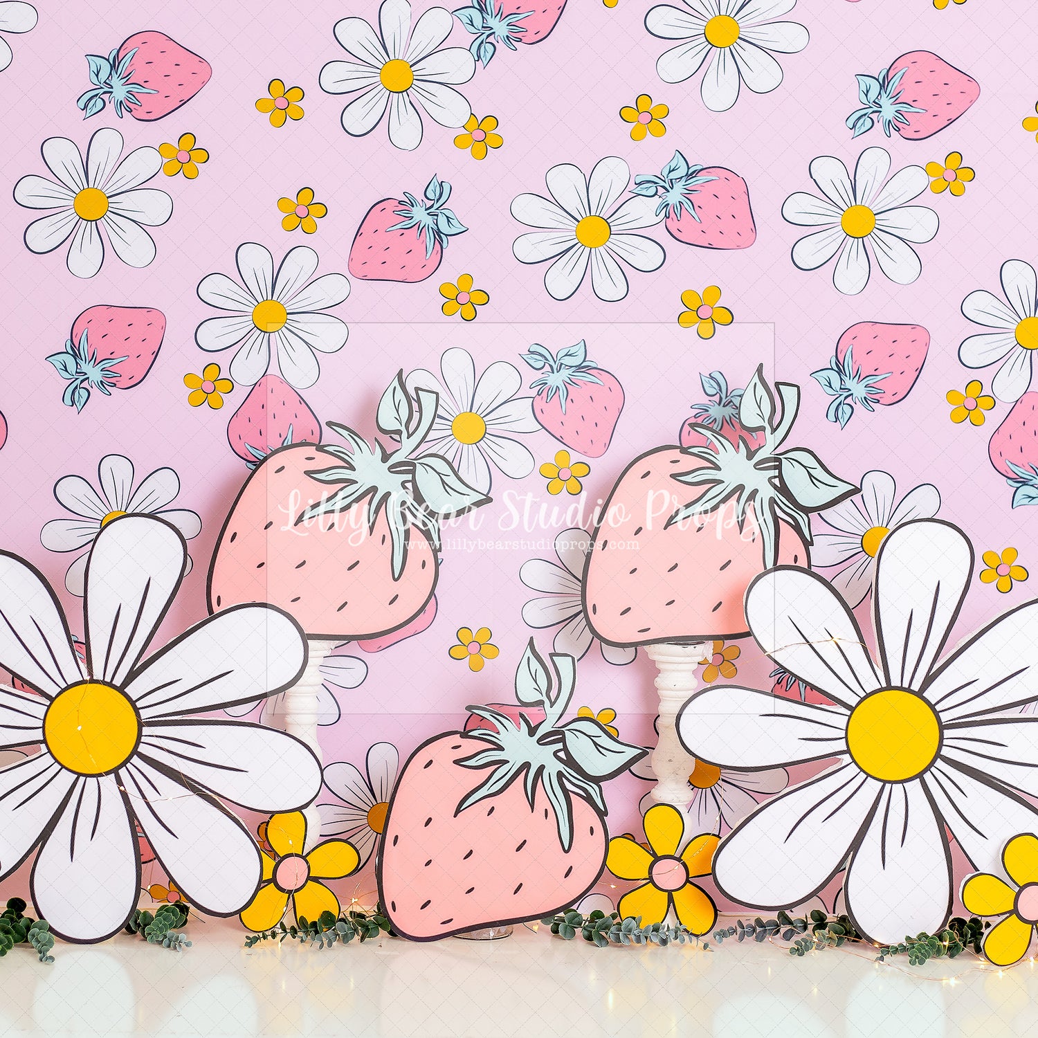 Strawberries and Daisies