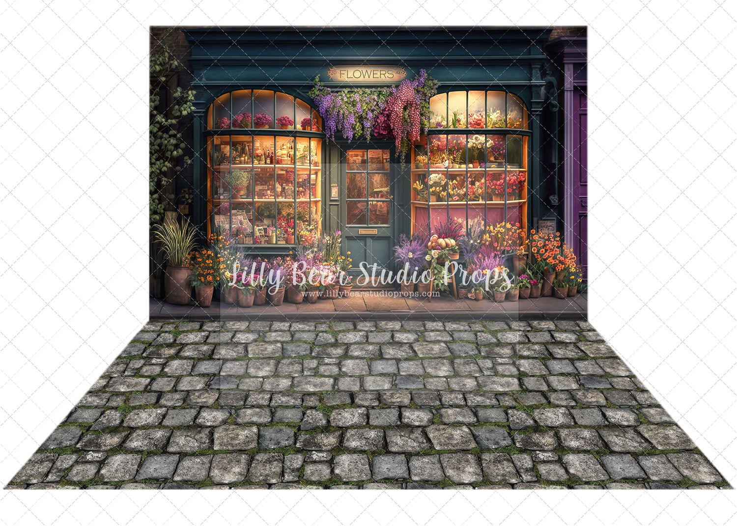 Sweetpea Florist with Mossy Cobblestones Combo