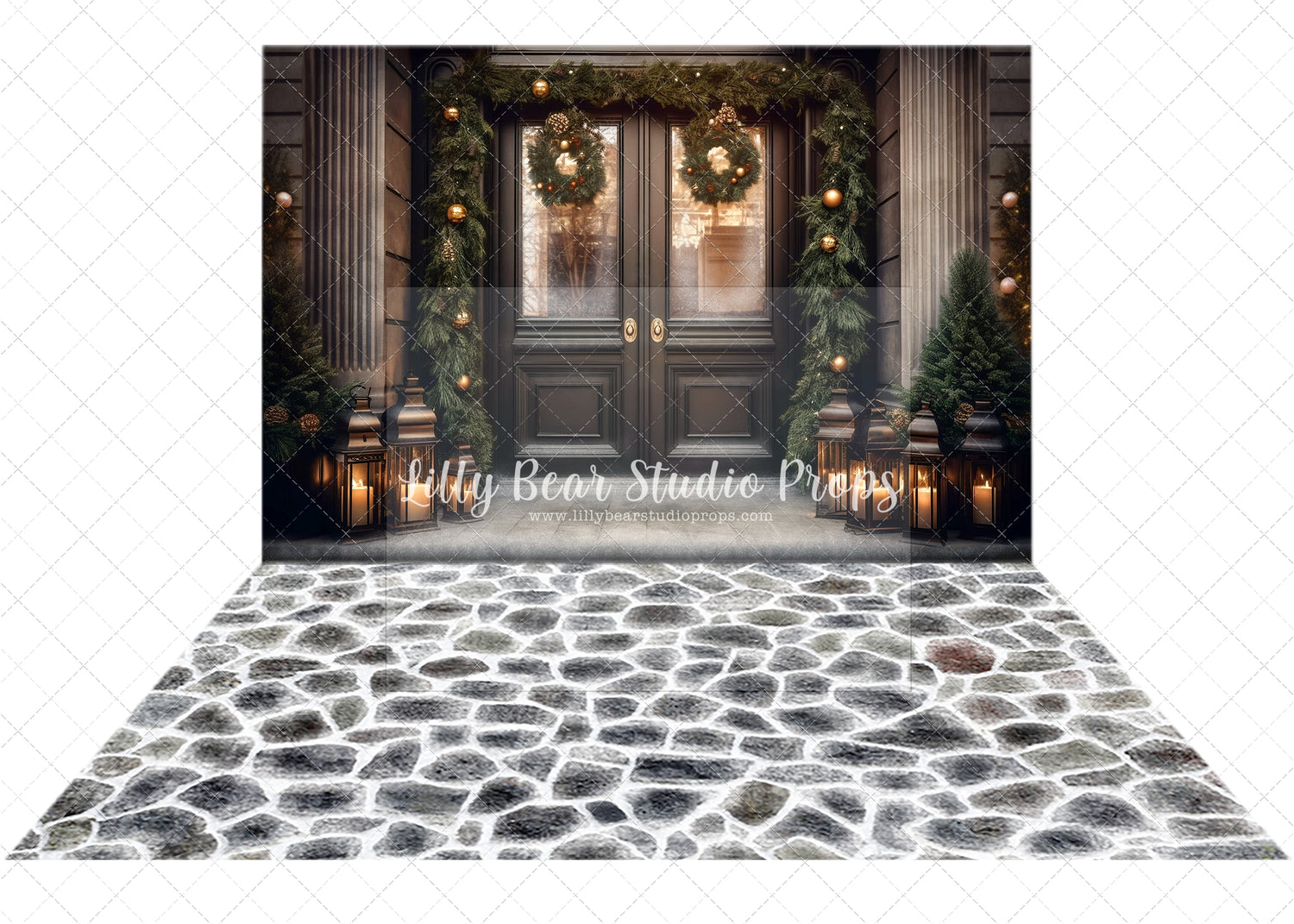 Traditional Christmas Snow Door Combo