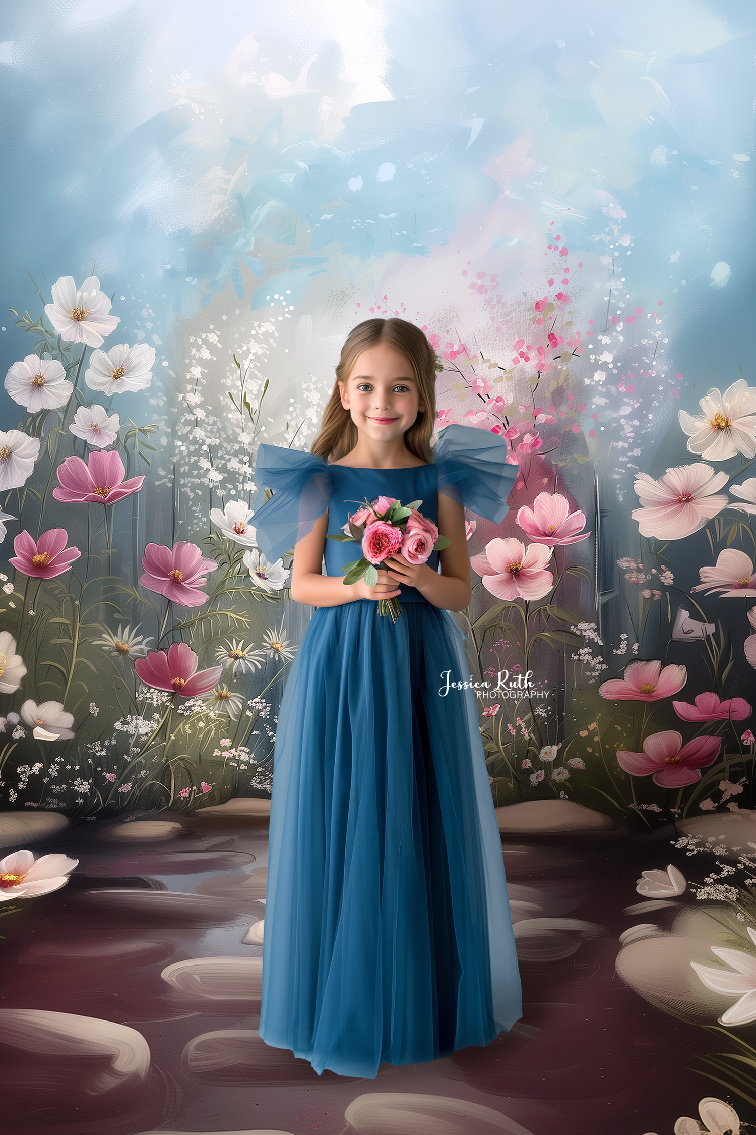 Violet Garden Fine Art Floral  - Sweep Option - Tester