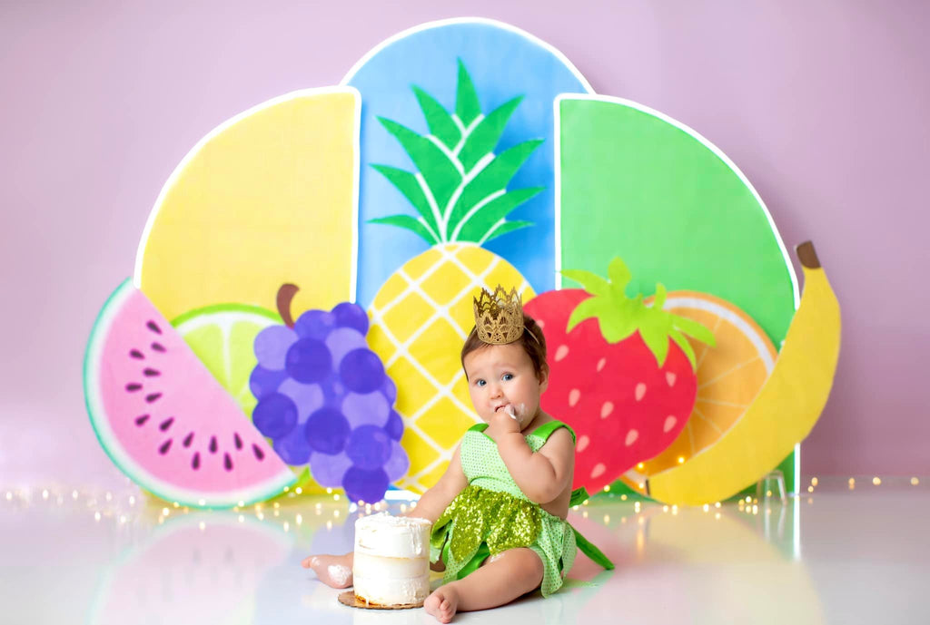 Tutti Frutti - Lilly Bear Studio Props, fruit, grapes, Hawaiian fruit, orange, orange fruit, palm tree, palm trees, pineapple, strawberry, tropical fruit, watermelon seeds, watermelon slices