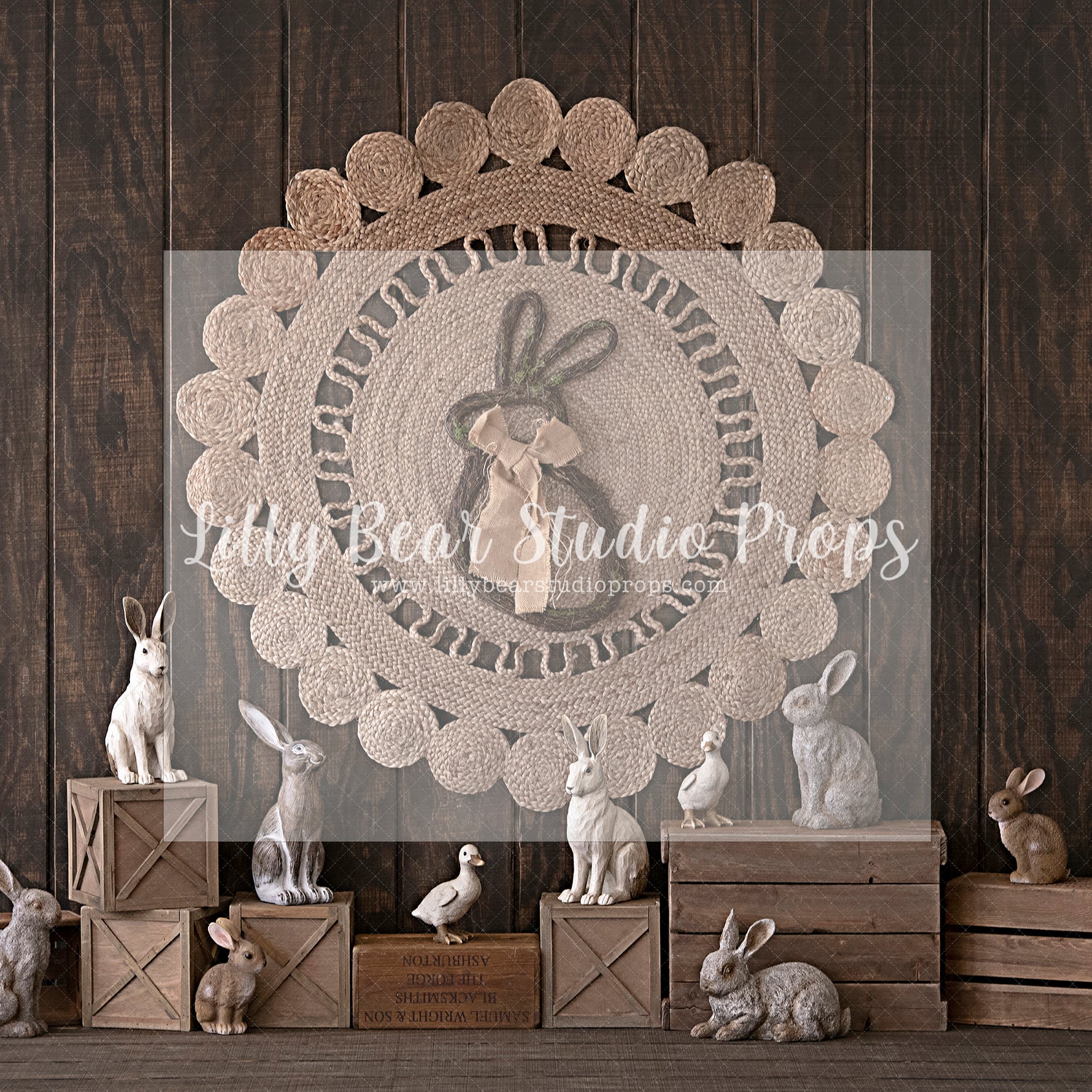 A Hop Skip and a Jump - Lilly Bear Studio Props, bunnies, bunny, easter, easter backdrop, easter bunny, easter doors, easter egg, easter flowers, easter mini, FABRICS, floral, floral boho, floral doors, flower garden, happy easter, pink rose, pink roses, rose, roses, rustic doors, some bunnies one, some bunny is one, some bunny's one, spring bunny, spring doors