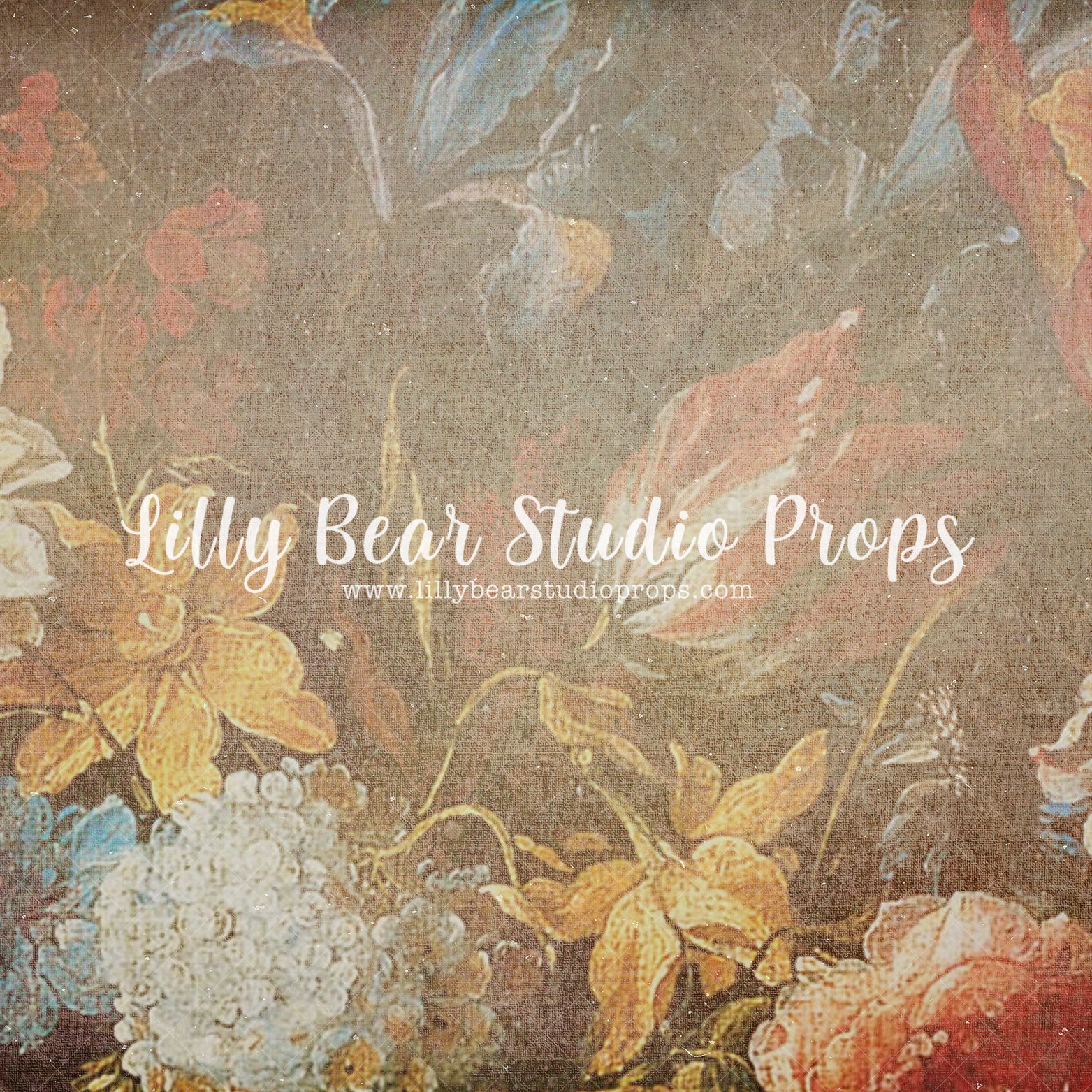 All Things Precious-Floral 20 - Lilly Bear Studio Props, art, artistic floral, FABRICS, floor, FLOORS, floral, floral painting, floral sweep, florals, flowers, painting, sweep, textured