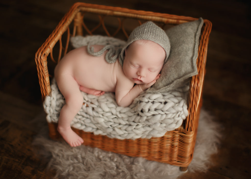 Cullen Bed (RTS) by Lilly Bear Studio Props sold by Lilly Bear Studio Props, baby papasan chair - bamboo - bamboo baby