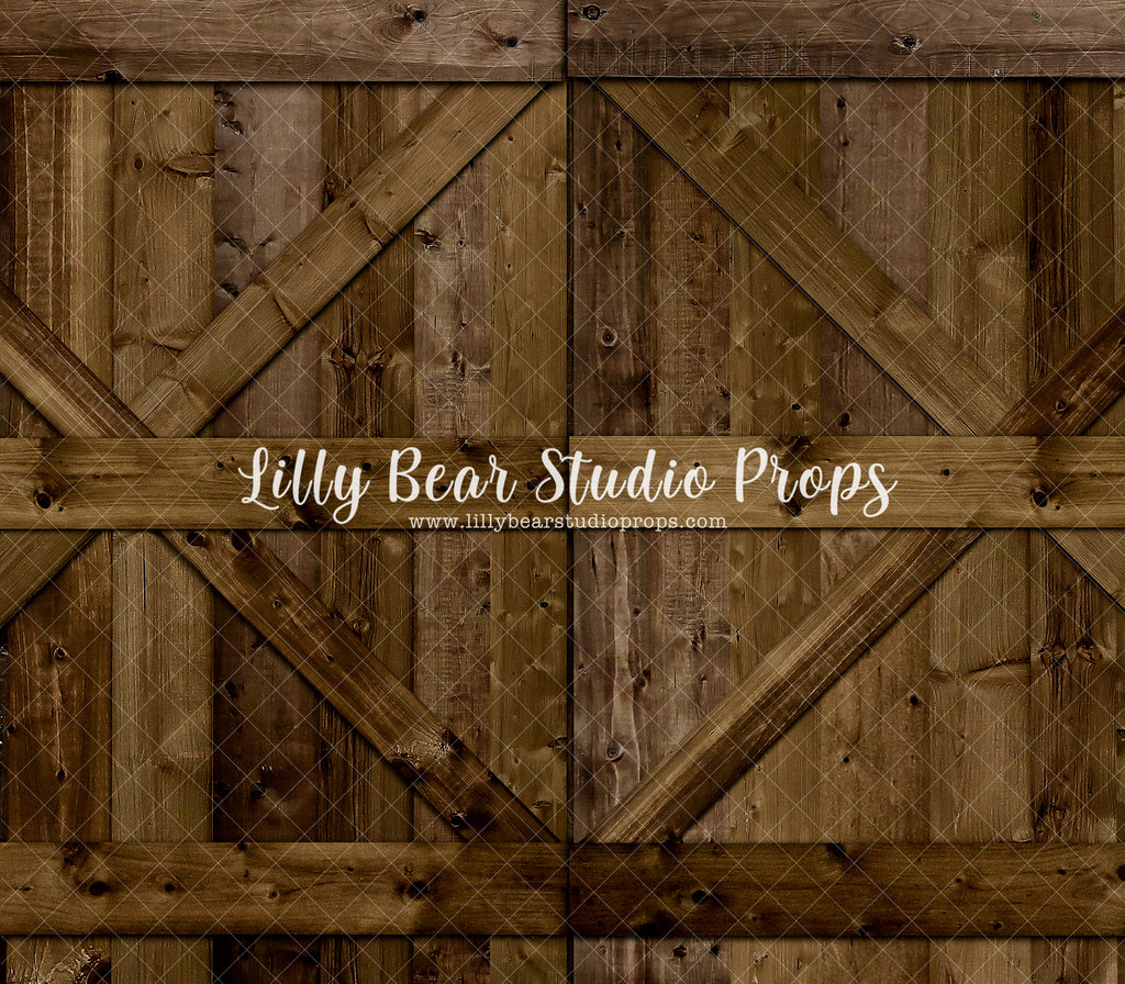 Big Brown Barn Doors - Lilly Bear Studio Props, barn doors, barn wood, barn wood planks, barndoors, barnwood, Fabric, FABRICS