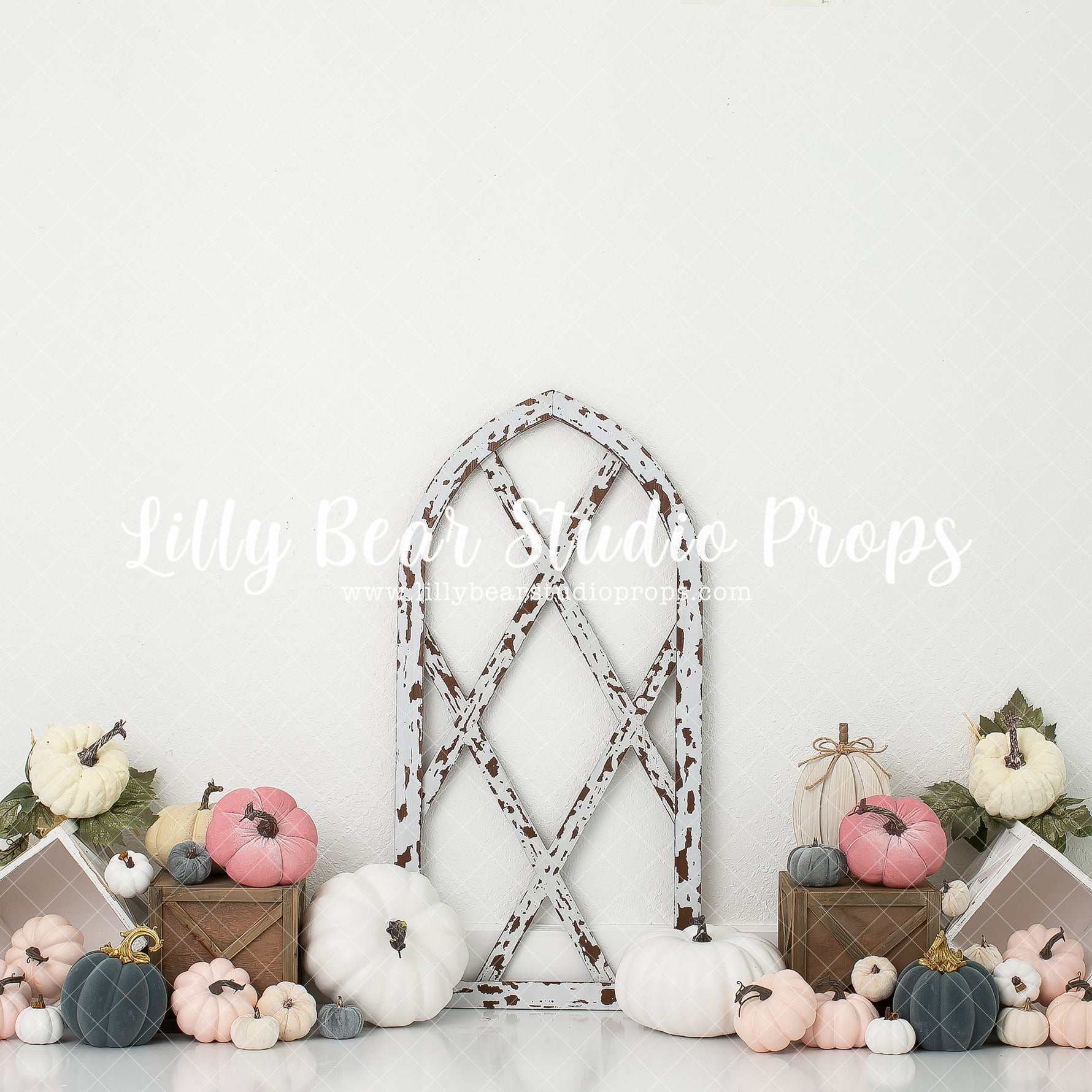 Bohemian Autumn by Karissa Knowles Photography sold by Lilly Bear Studio Props, autumn - Fabric - fall - green - greene