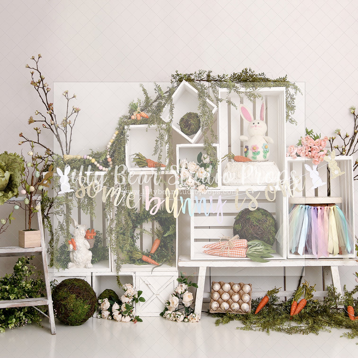 Bunny One - Lilly Bear Studio Props, boho spring, bunny, bunny garden, bunny one, bunny trail, carrot, carrots, easter, easter backdrop, easter basket, easter bunny, easter eggs, easter mini, FABRICS, flower barn doors, flower garden, flower stand, some bunny is one, spring, spring camper, spring garden