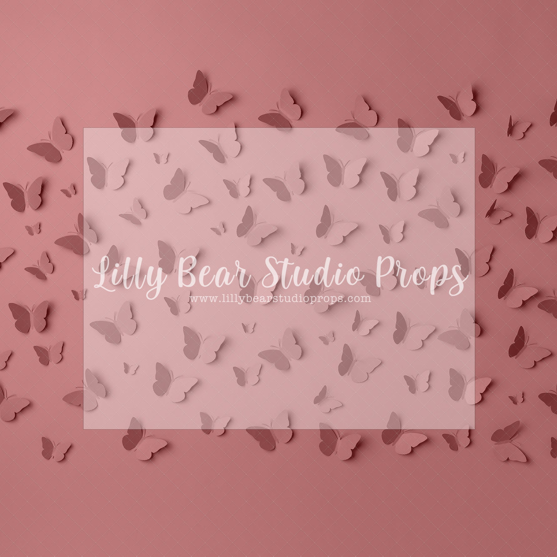 Butterfly Pink - Lilly Bear Studio Props, butter flies, butterflies, Fabric, FABRICS, paper butterflies, Wrinkle Free Fabric