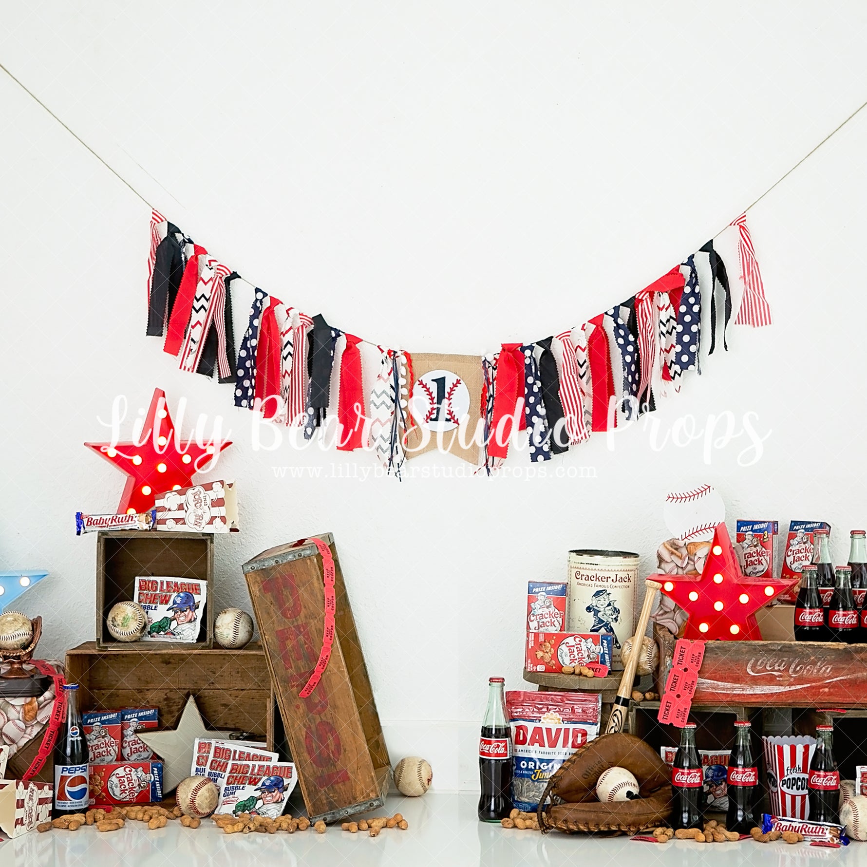 Buy Me Some Peanuts ONE - Lilly Bear Studio Props, ball game, baseball, baseball balls, baseball bat, baseball birthday, baseball diamond, baseball field, baseball glove, baseball player, baseball star, baseball team, baseballs, blue jays baseball, boy sports, boys, cake smash, FABRICS, girl baseball, popcorn, rookie of the year, sports, sports game, sports team, sports theme, strike