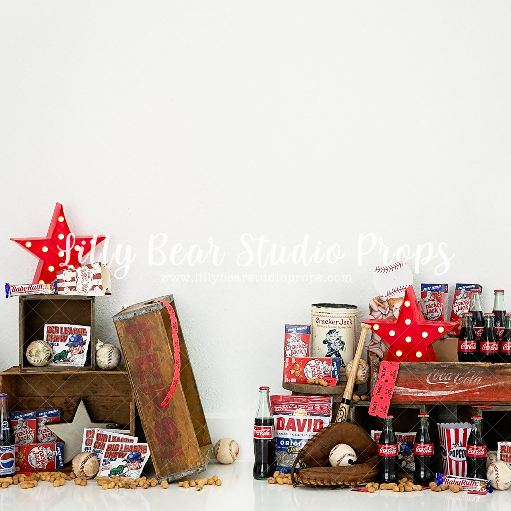 Buy Me Some Peanuts - Lilly Bear Studio Props, ball game, baseball, baseball balls, baseball bat, baseball birthday, baseball diamond, baseball field, baseball glove, baseball player, baseball star, baseball team, baseballs, blue jays baseball, boys, cake smash, FABRICS, girl baseball, popcorn, rookie of the year, sports, strike