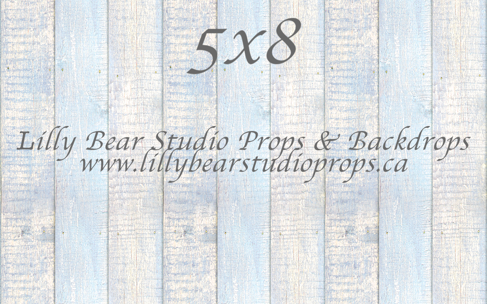 Chalk Blue Vertical Wood Planks Neoprene - Lilly Bear Studio Props, barn, barn wood, blue, chalk wood, dark wood, fabric, FLOORS, LB Pro, mat, poly, pro floor, pro floordrop, rustic wood, vinyl, wood