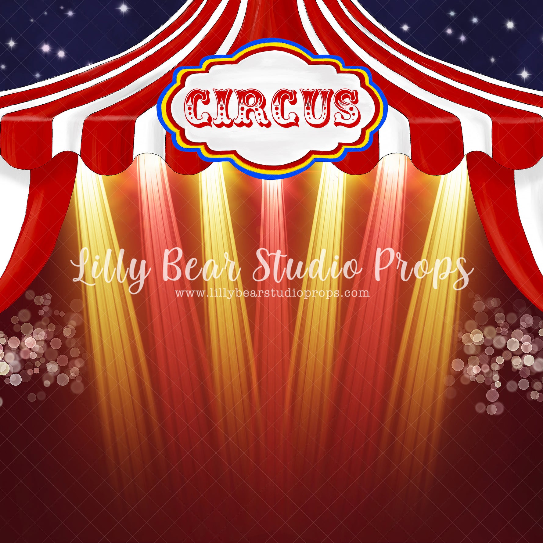 Circus by Jessica Ruth Photography sold by Lilly Bear Studio Props, circus - dumbo - Fabric - FABRICS - ringmaster - Wr