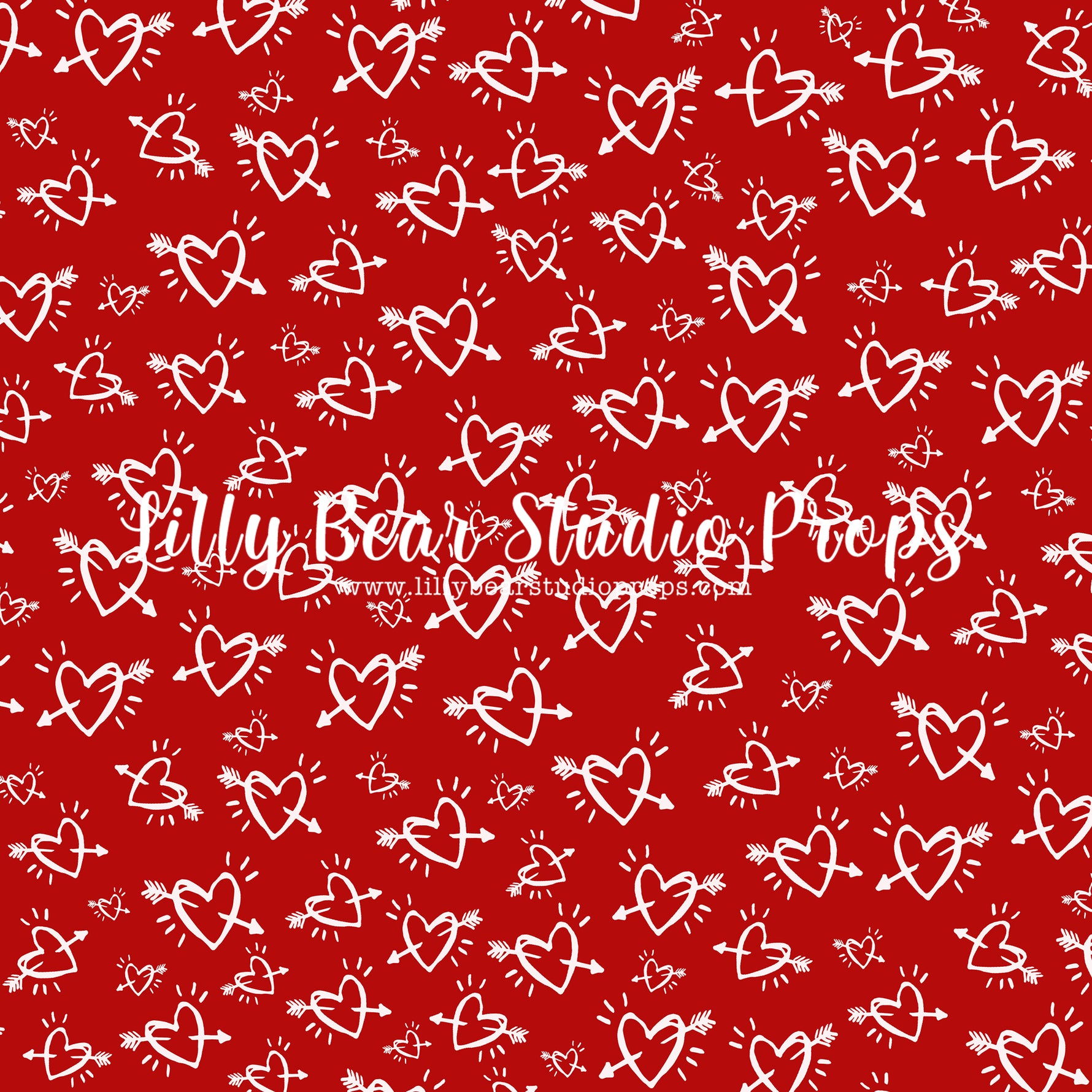 Cupid Red by EllaBean sold by Lilly Bear Studio Props, all my heart - arrow - arrow heart - blue hearts - colourful hea