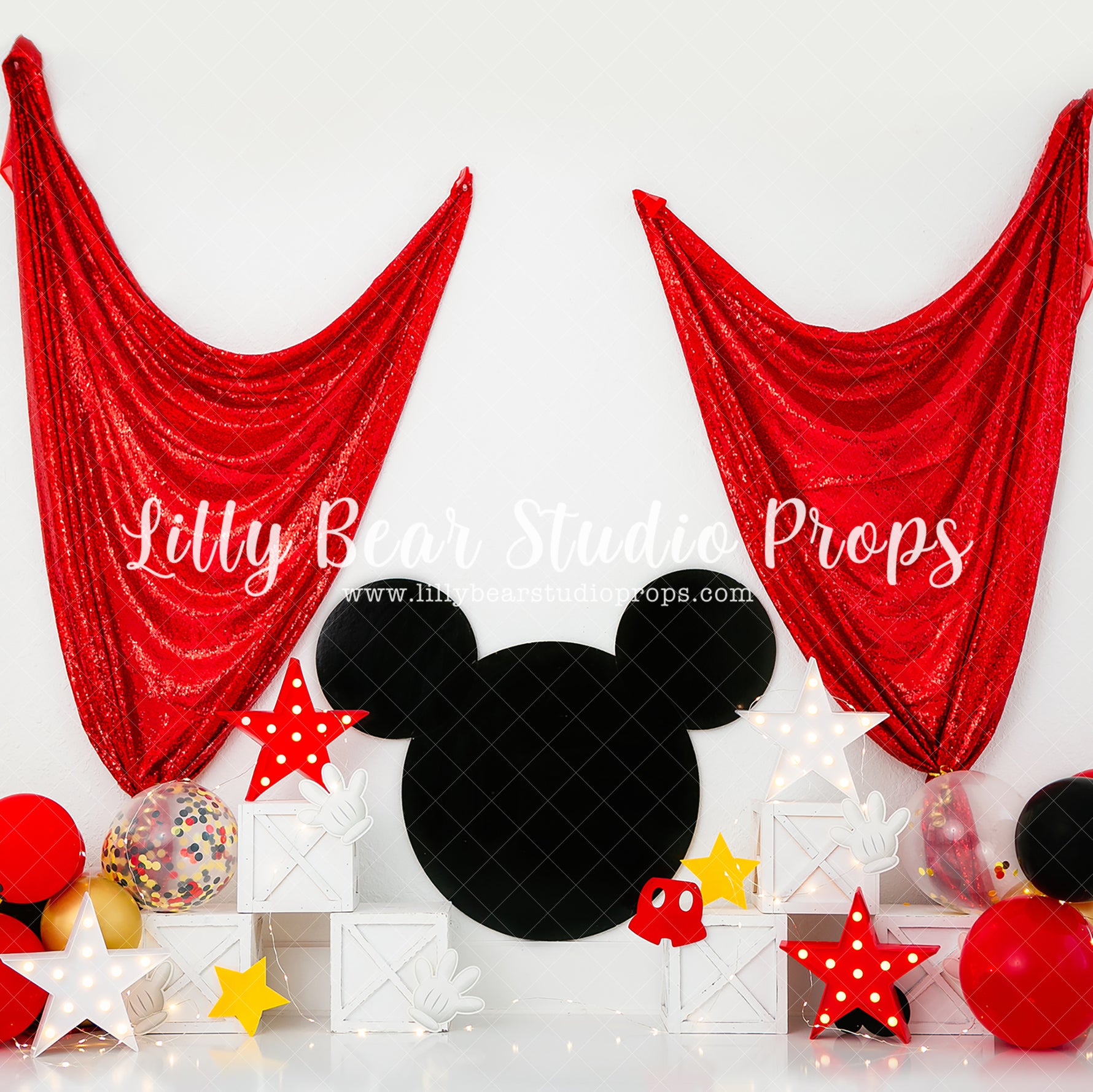 Curtain Call Mickey! - Lilly Bear Studio Props, all star, all stars, blue stars, Fabric, galaxy, galaxy sky, gold stars, lantern, lights, little all star, little star, little stars, milky way, moon stars, silver star, silver stars, star, star birthday, star girl, starry sky, stars, stars clouds, stars in sky, twinkle twinkle little star, white stars, Wrinkle Free Fabric, yellow stars