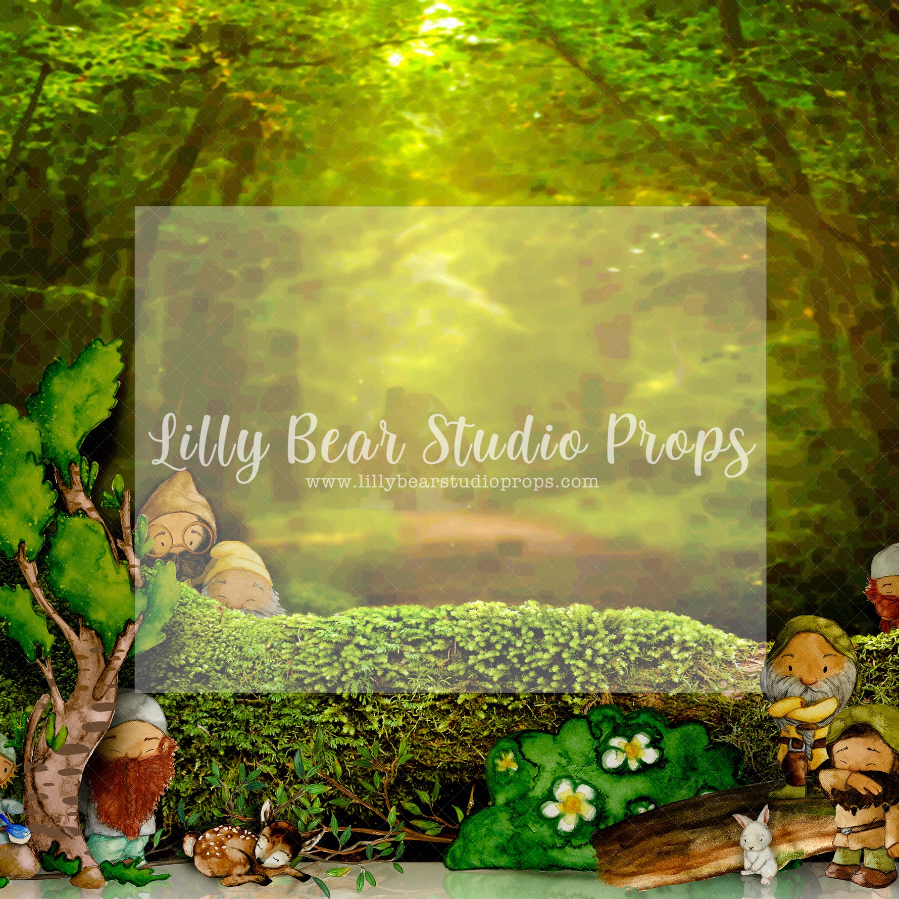 Fairytale Forest 1 - Lilly Bear Studio Props, Fabric, FABRICS, forest, forest animals, forest friends, spring woodland, woodland, woodland animals, woodland creatures, woodland forest, woodland friends