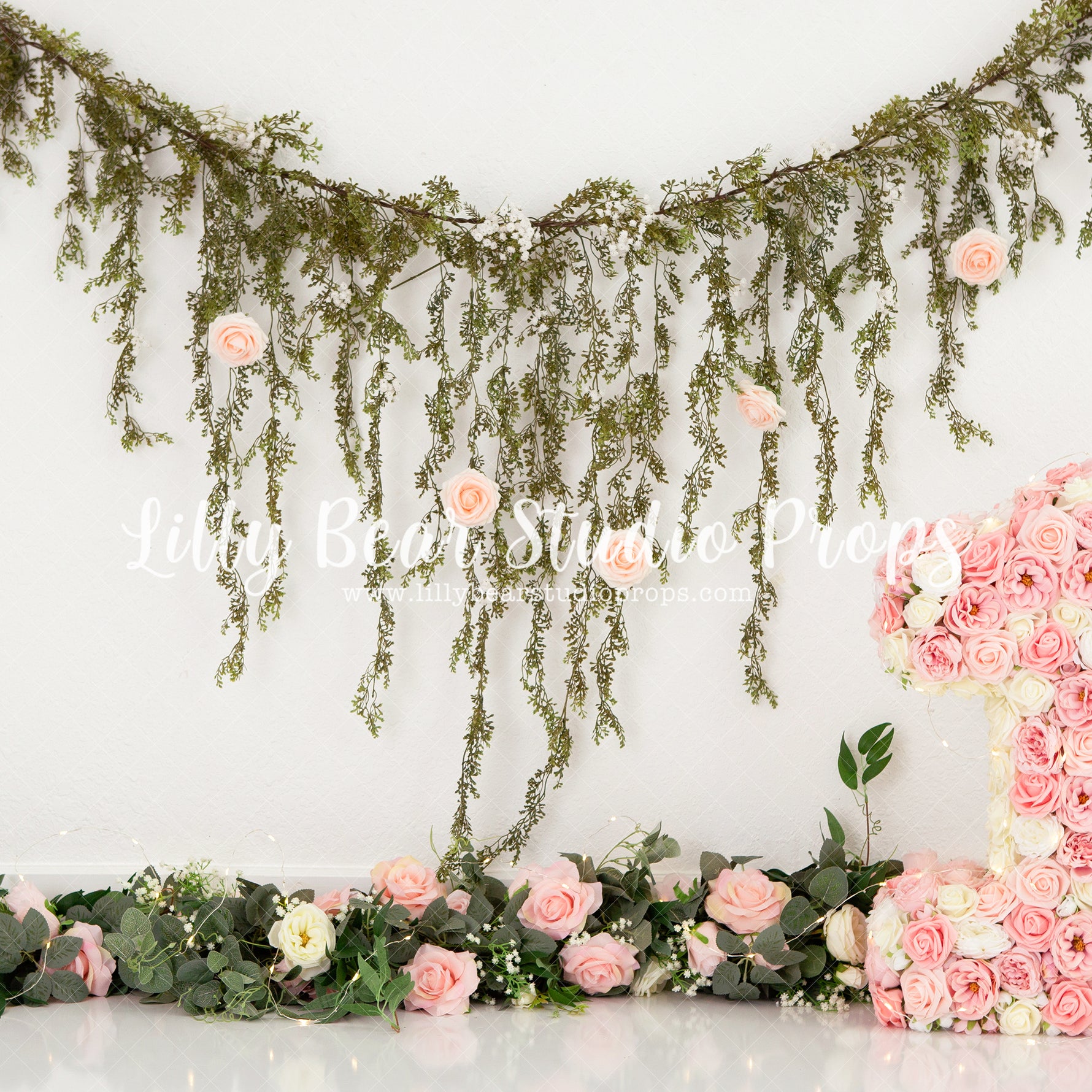 Flower ONE - Lilly Bear Studio Props, bicycle, blooming flowers, blue flower, blue flowers, bright flowers, flower, flower balloons, flower bed, flower market, flower one, flower shop, flower stand, fresh flowers, fresh fruit, fruit market, little flower shop, one, pink balloons, summer, summertime, white picket fence