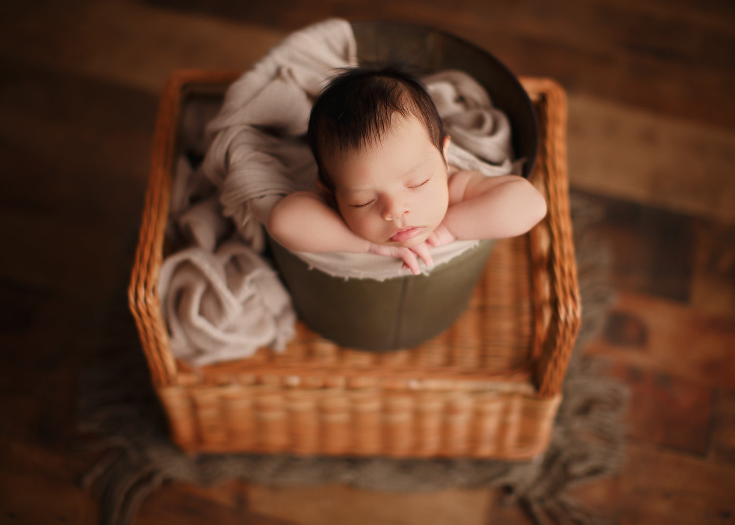 Cullen Bed (RTS) by Lilly Bear Studio Props sold by Lilly Bear Studio Props, baby papasan chair - bamboo - bamboo baby