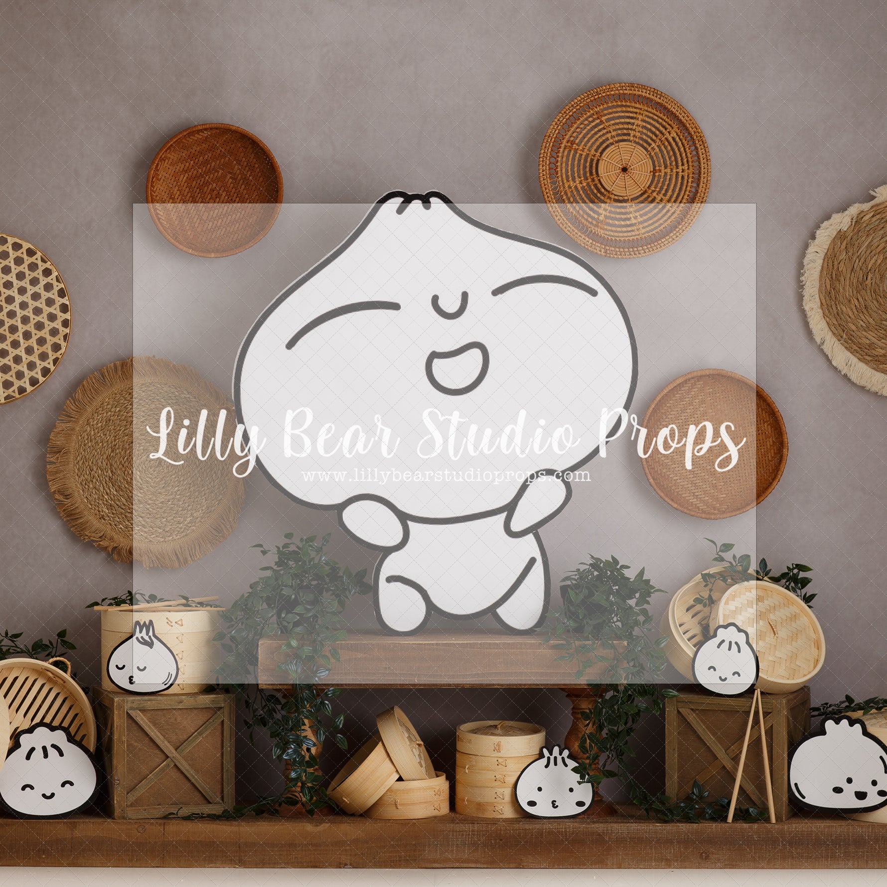 Happy Bao Day - Lilly Bear Studio Props, asian, bao, bohemian dim sum, bohemian garland, bohemian light, Chinese food, dim sum, dim sum birthday, dim sum table, Fabric, FABRICS, food, food steamer, korean, macrame, steamer