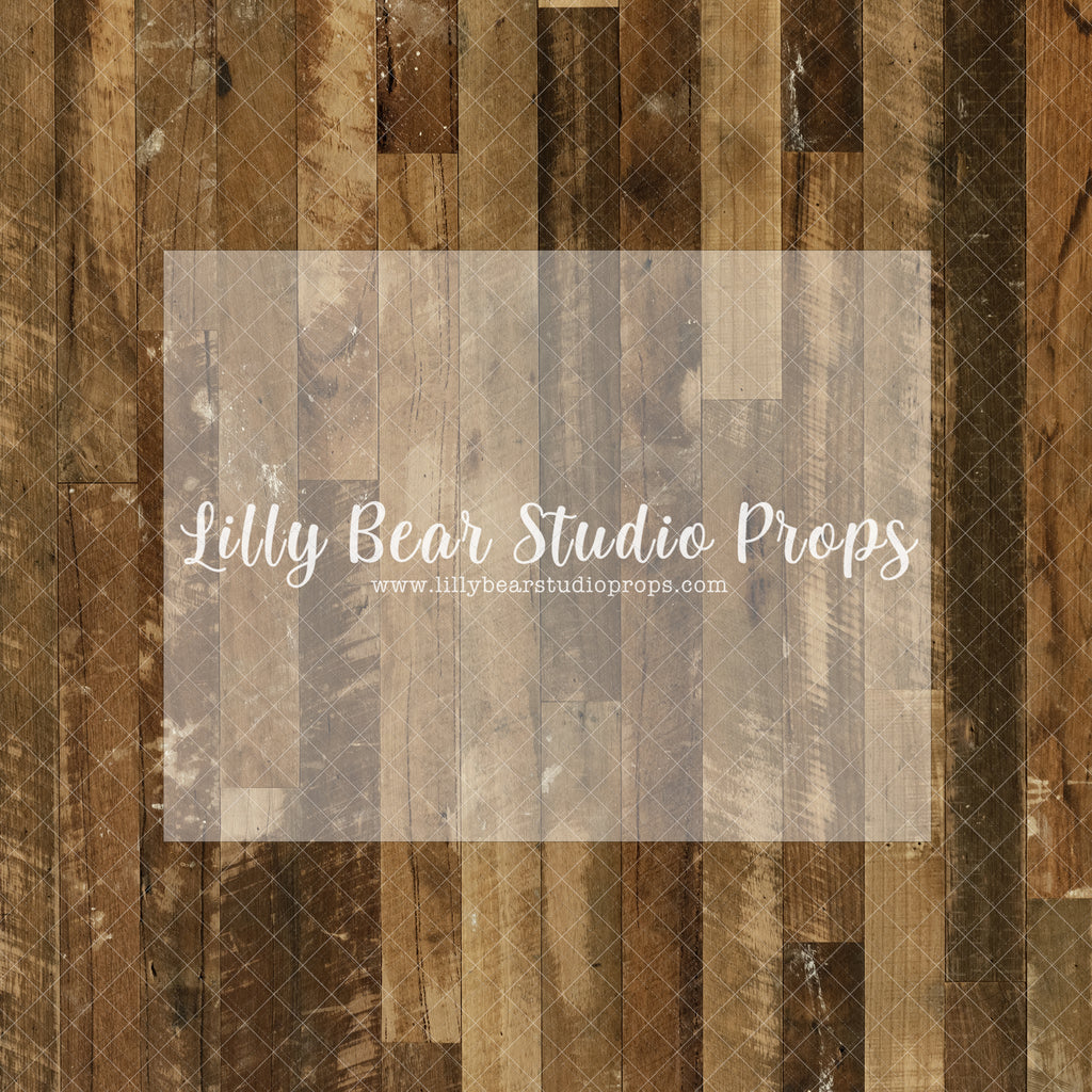 Harvey Vertical Wood Floor - Lilly Bear Studio Props, barn wood, brown wood, brown wood planks, distressed, distressed floor, distressed planks, distressed wood, distressed wood planks, FLOORS, rustic, rustic wood, rustic wood planks, wood floor