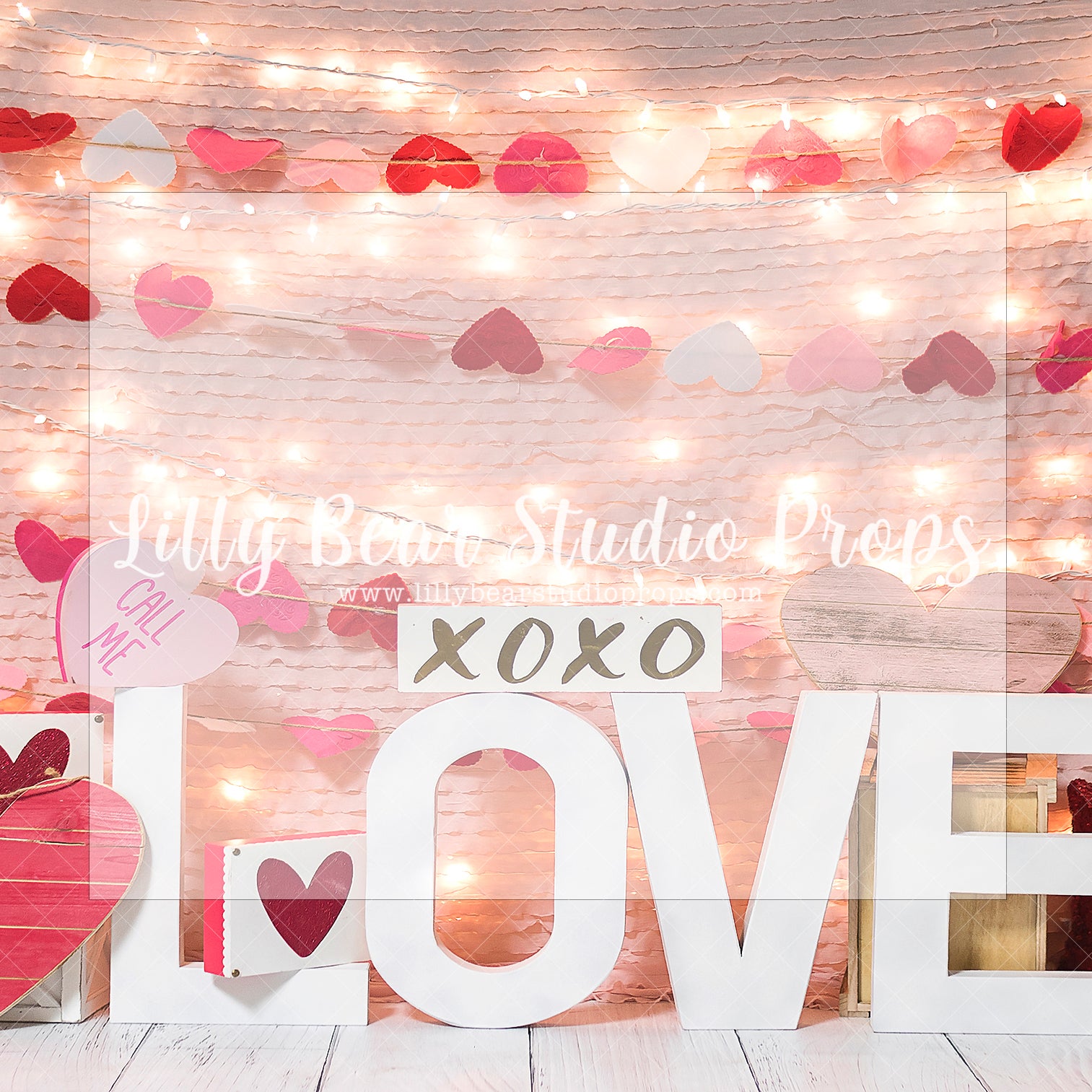 HEARTS ON A STRING - Lilly Bear Studio Props, arrow heart, arrows, balloons, clear balloons, clouds, cupids arrow, door, door wall, doors, doorway, FABRICS, girl, girl balloons, gold balloons, heart, heart brick, hearts and arrows, love balloon, paper airplanes, paper planes, pink clouds, pink doors, valentine, valentine clouds, valentine doors, valentine's card, valentines, valentines day