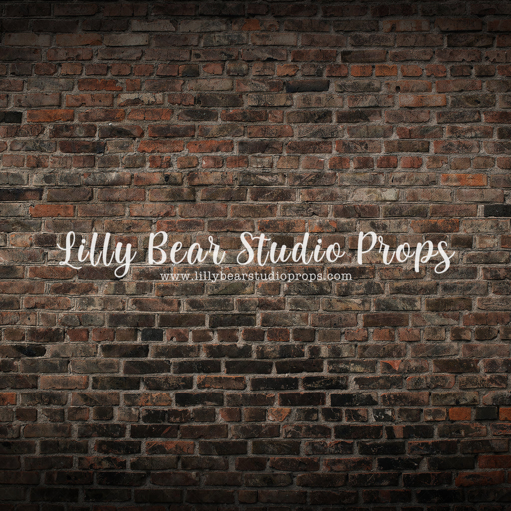 Jericho Brick by Lilly Bear Studio Props sold by Lilly Bear Studio Props, backdrop - black brick - cream brick - distre