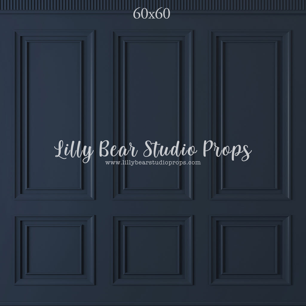Library Wall by Lilly Bear Studio Props sold by Lilly Bear Studio Props, black vintage wall - black wainscotting - blac