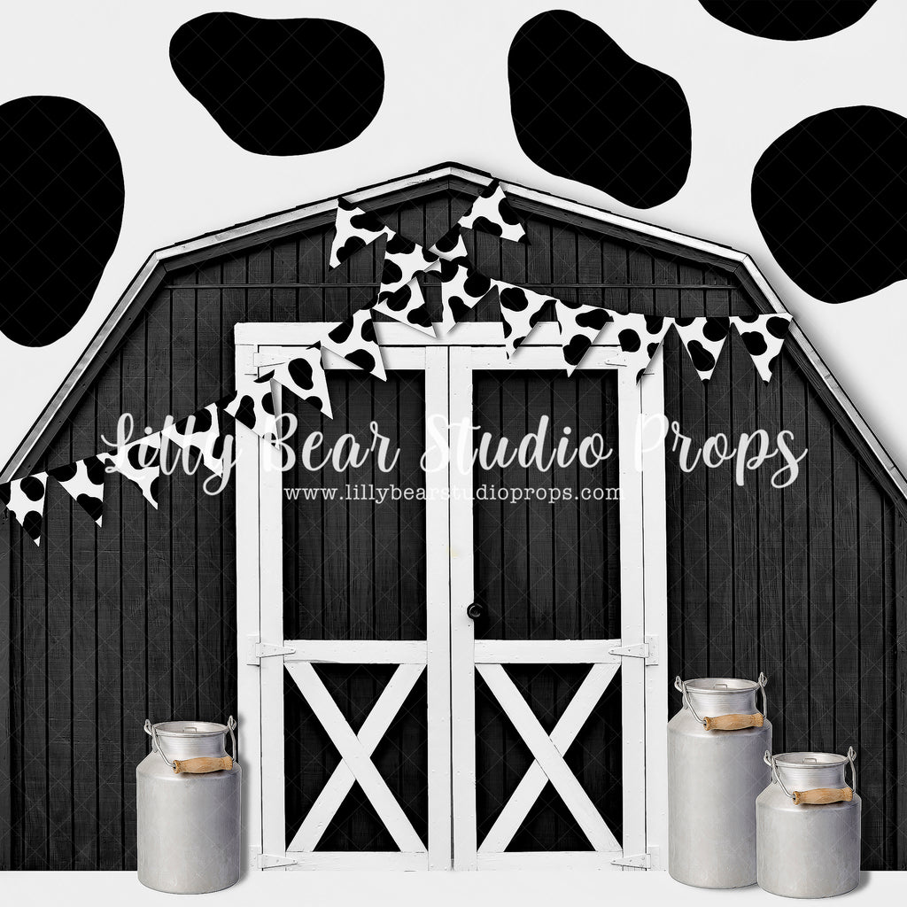 Utterly Fresh by Jessica Ruth Photography sold by Lilly Bear Studio Props, animals - barn - cow - cow barn - cow spots