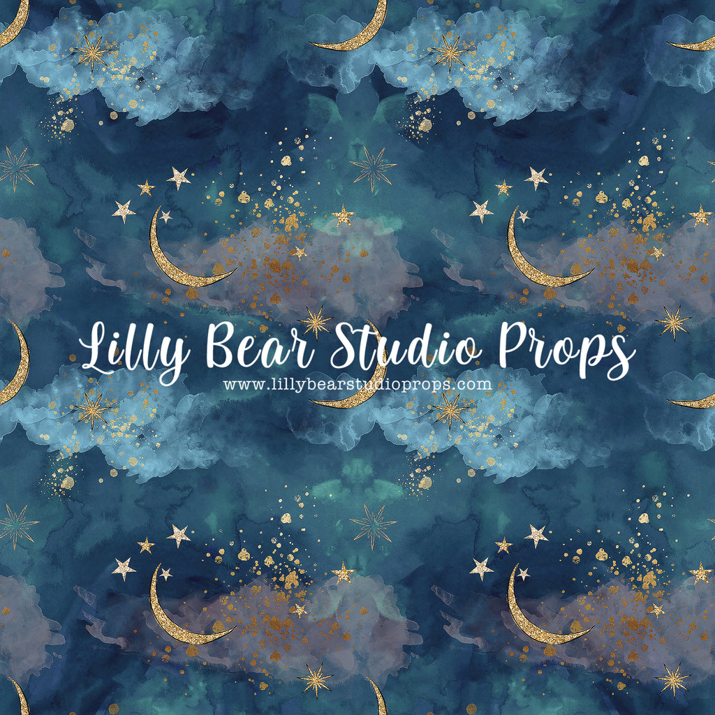 Moonlight by Lilly Bear Studio Props sold by Lilly Bear Studio Props, blue clouds - circus - clouds - girls - glitter