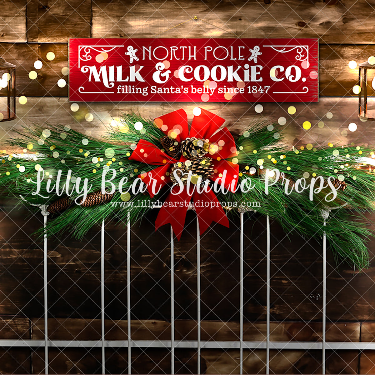 North Pole Mail Headboard Lilly Bear Studio Props