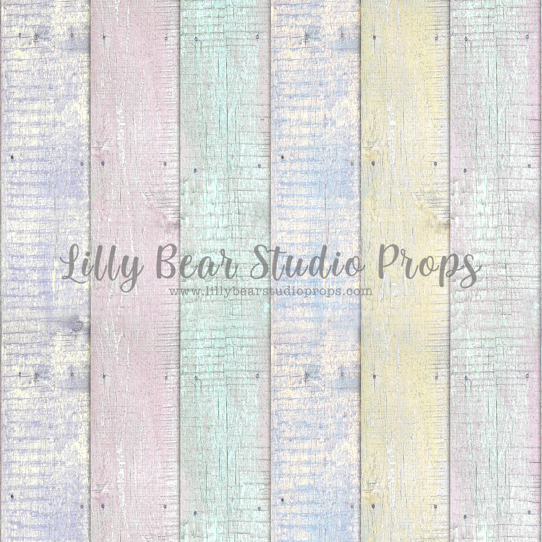 Pastel Chalk Vertical Wood Planks Floor - Lilly Bear Studio Props, FABRICS, FLOORS, mat floors