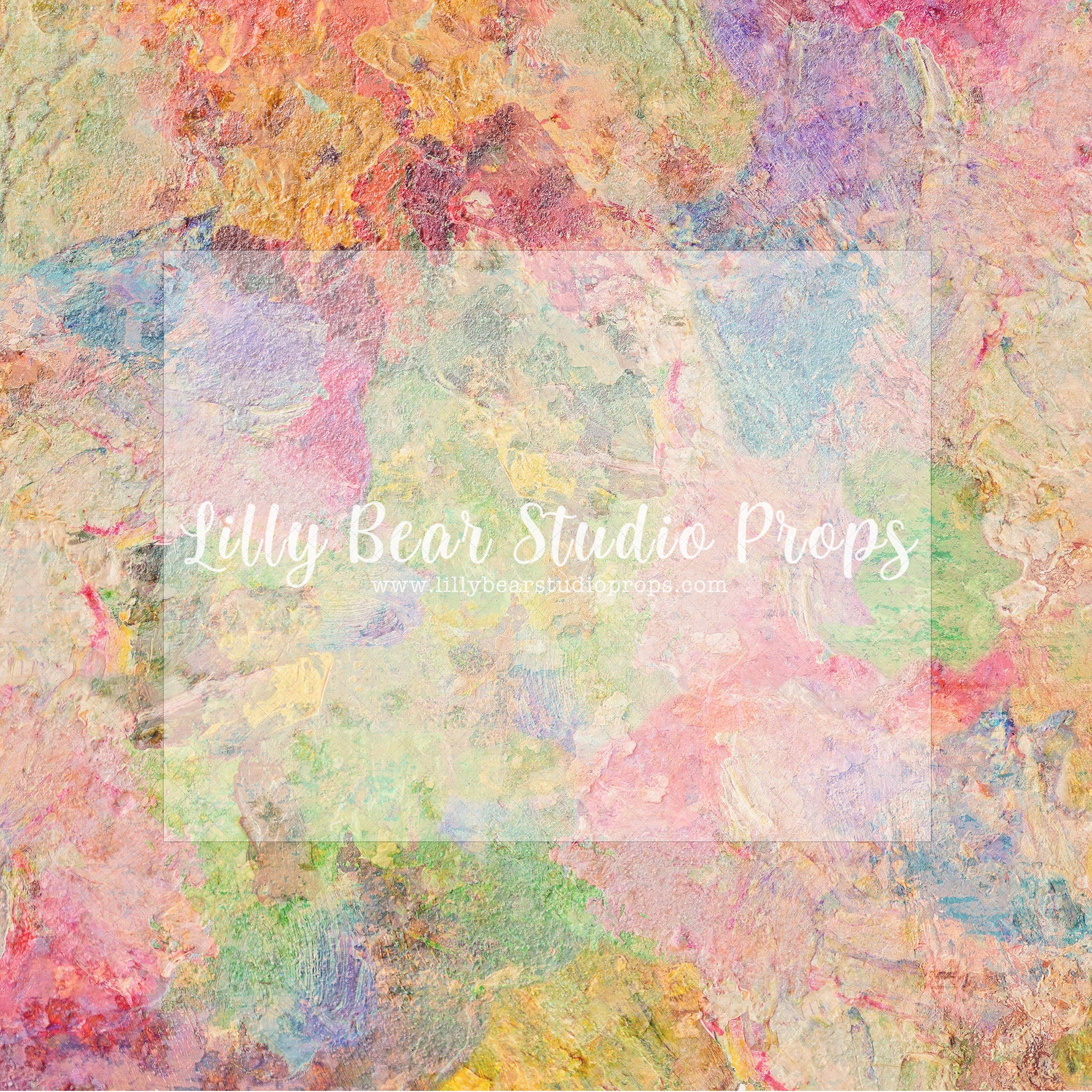 Pastel Palette - Lilly Bear Studio Props, fine art, floral, hand painted, hand painted floral, hand painted texture, paint, paint palette