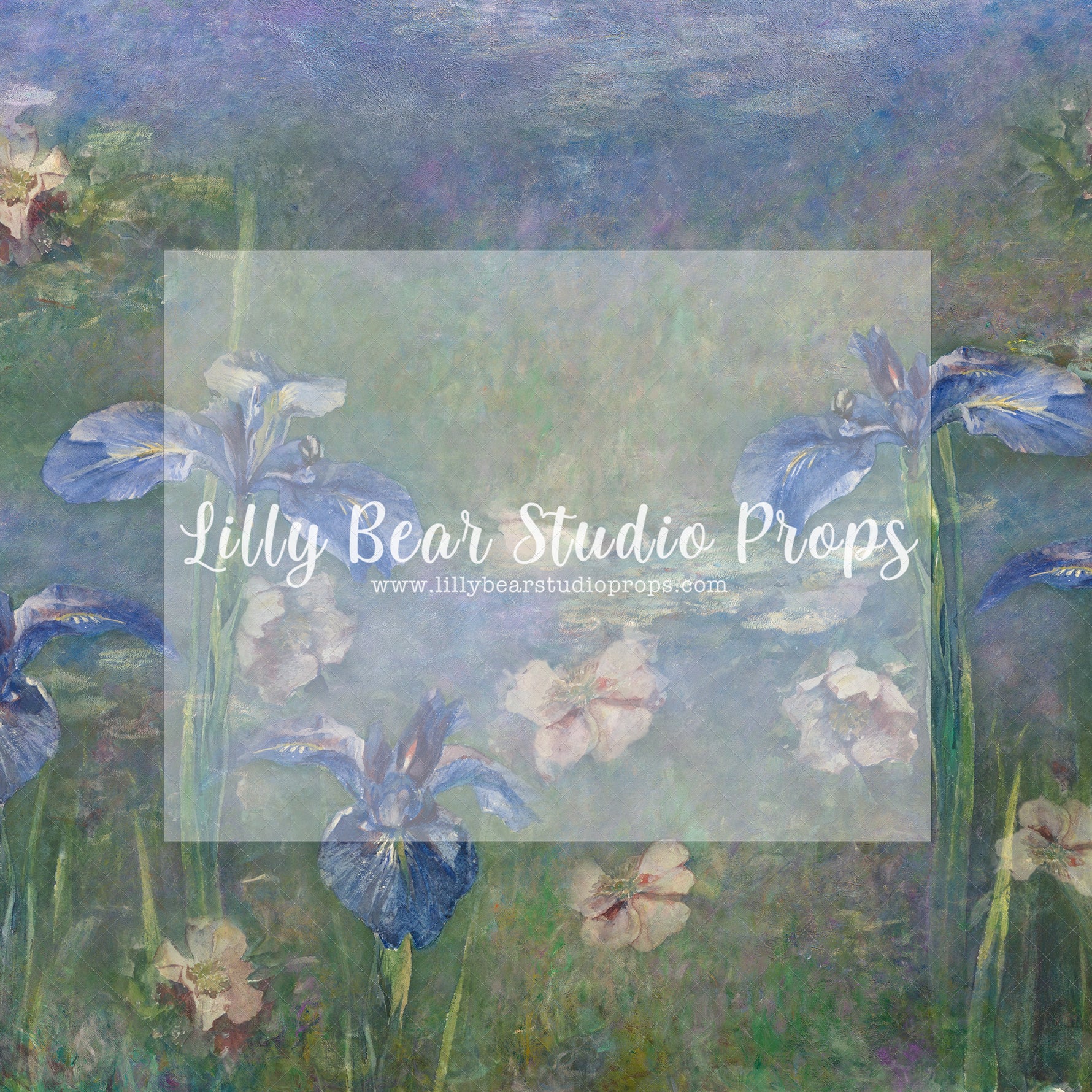 Pond Flowers - Lilly Bear Studio Props, fine art, floral, girls, hand painted