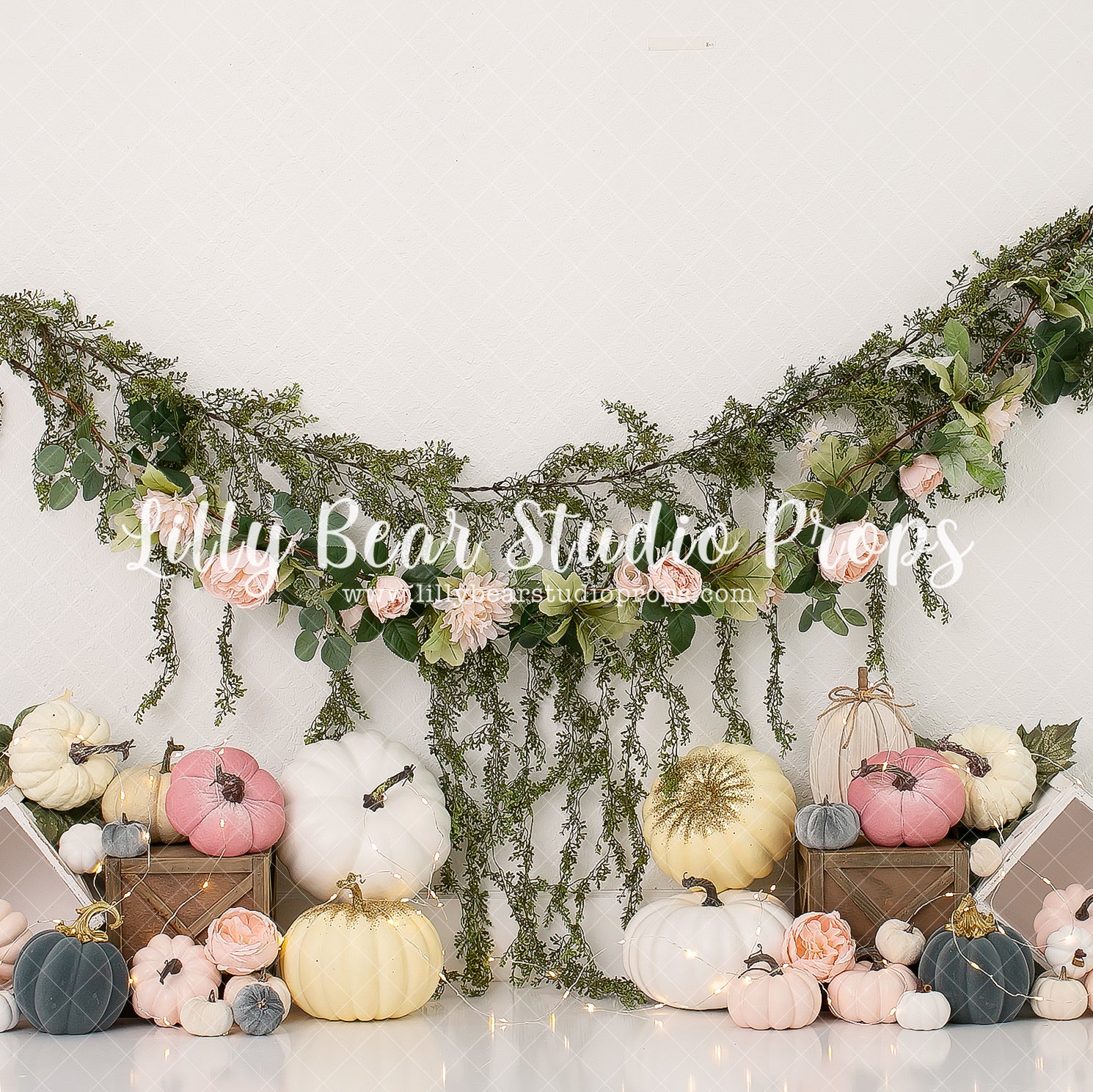 Pumpkin Garden by Karissa Knowles Photography sold by Lilly Bear Studio Props, autumn - autumn colors - autumn colours